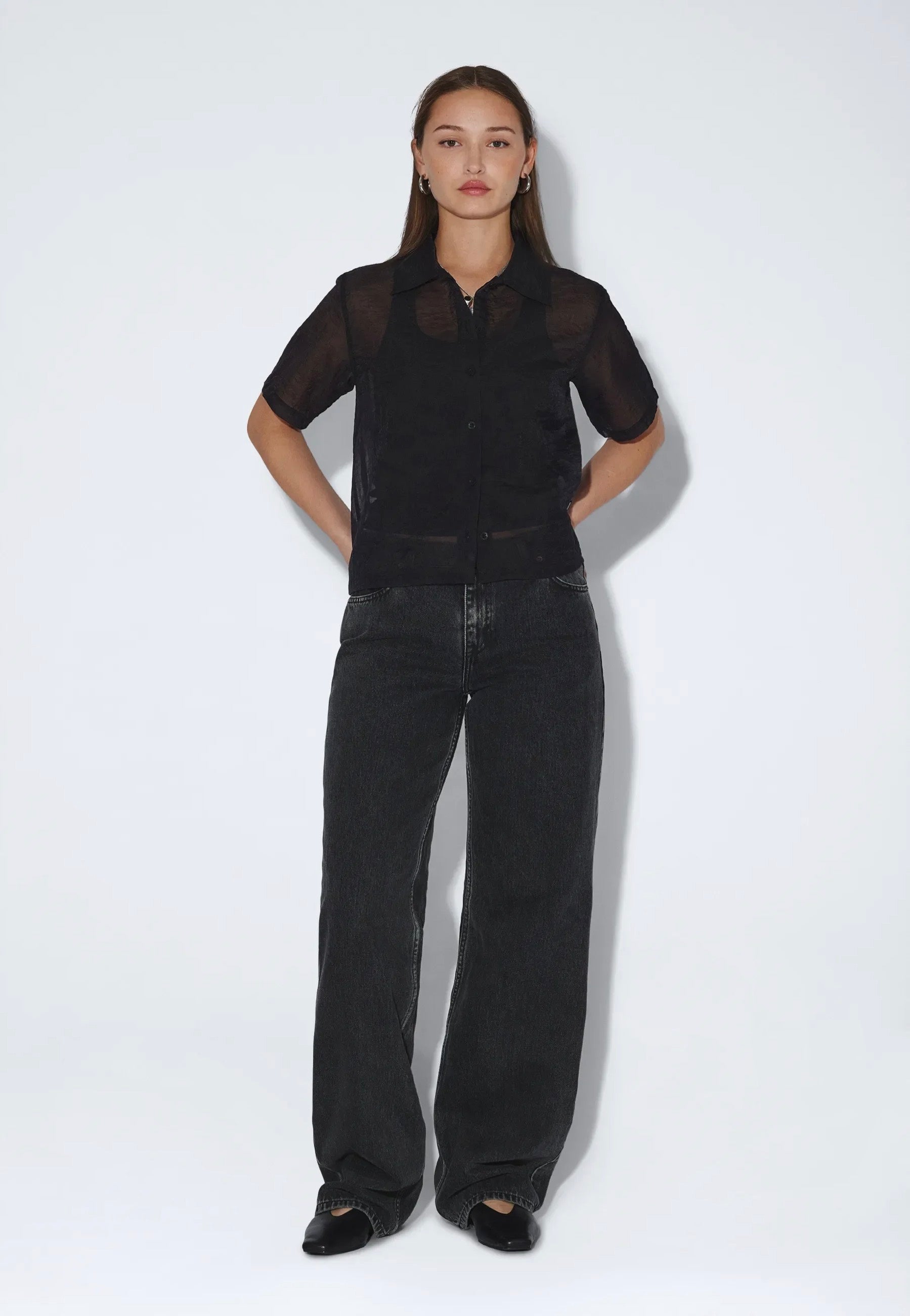 Dr. Denim - Hollow Black - Shirt | Women-Image