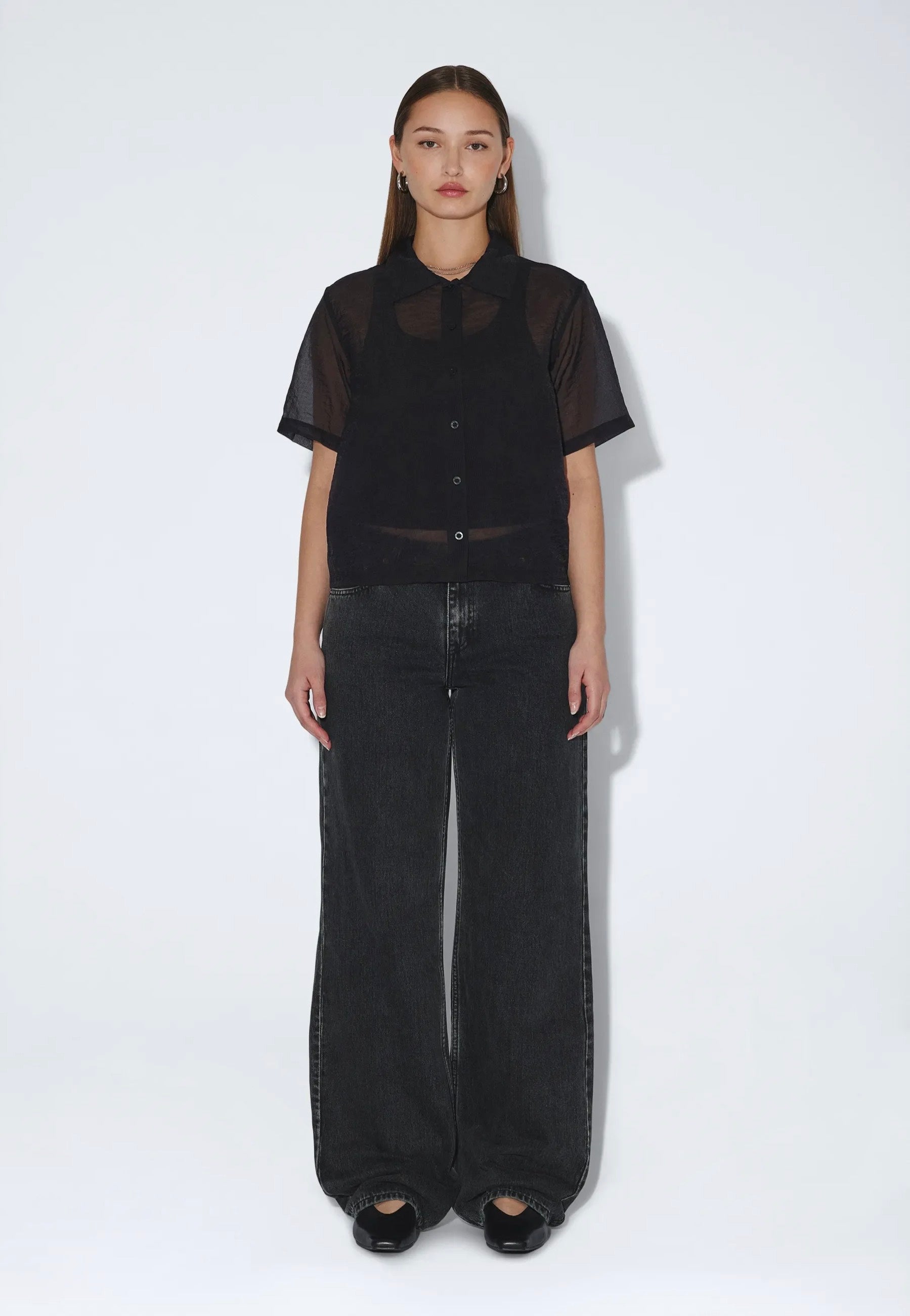 Dr. Denim - Hollow Black - Shirt | Women-Image