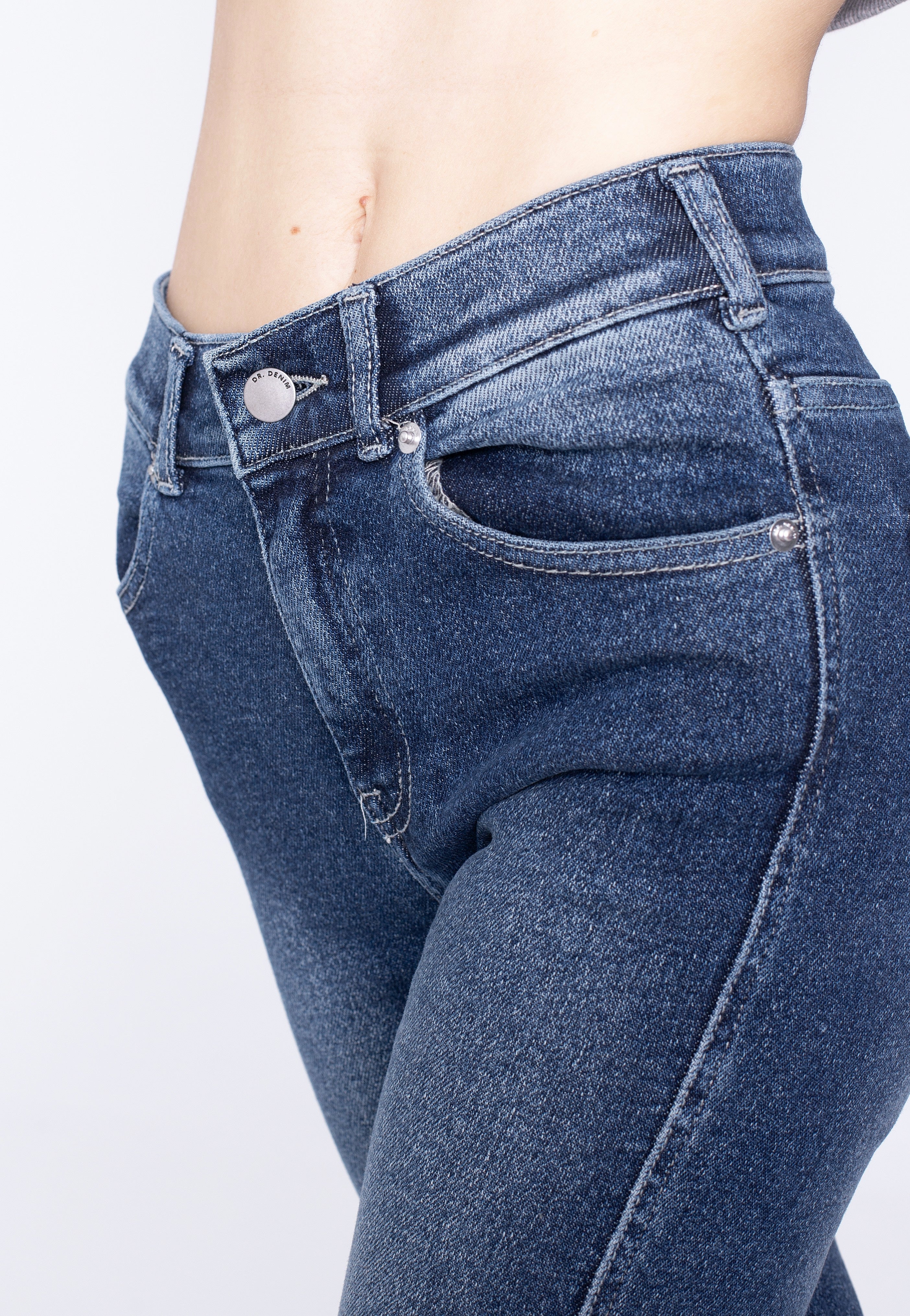 Dr. Denim - Lexy Breeze Dark Stone - Jeggings | Women-Image