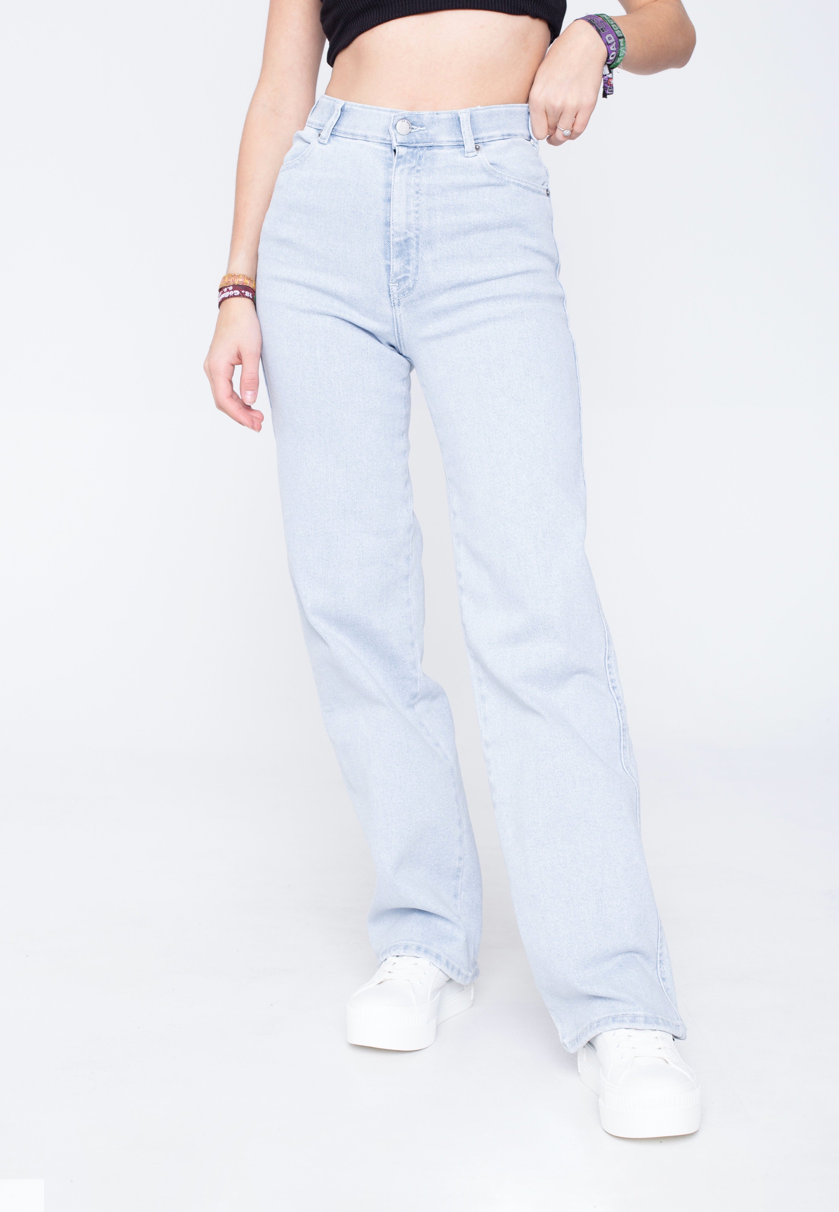 Dr. Denim - Moxy Straight Breeze Superlight Stone - Jeans | Women-Image