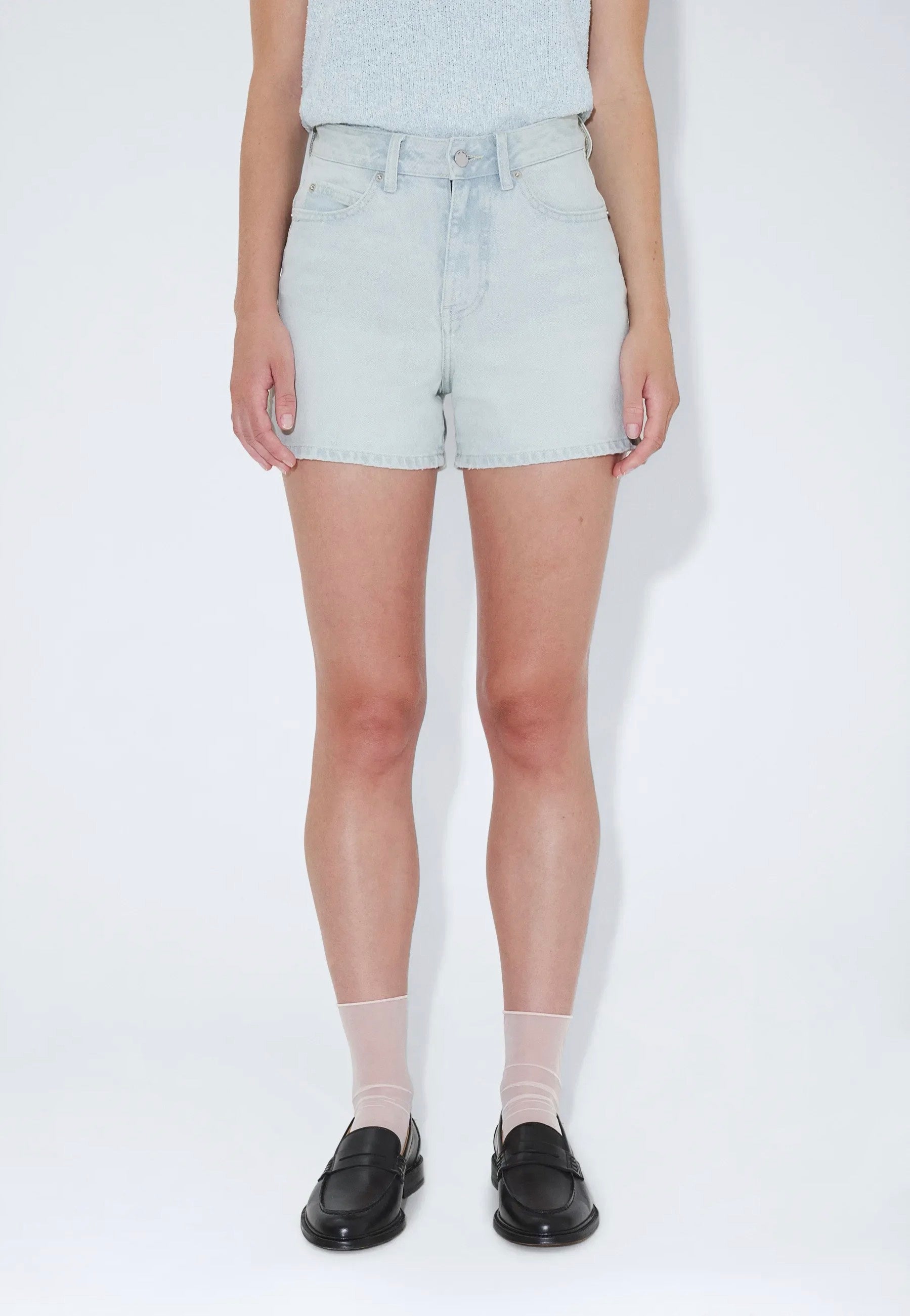 Dr. Denim - Nora Bay Superlight Creme Worn - Shorts | Women-Image