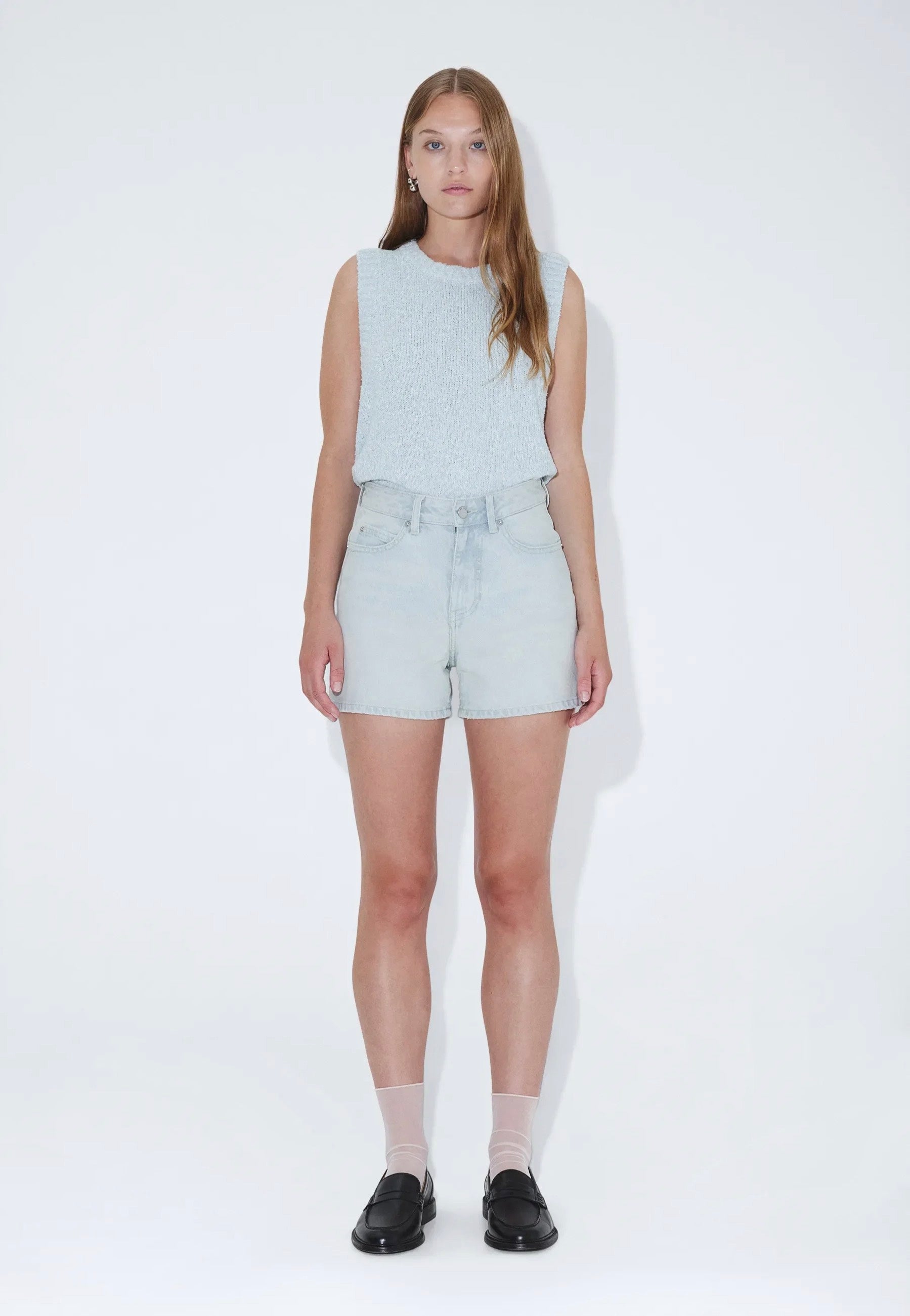 Dr. Denim - Nora Bay Superlight Creme Worn - Shorts | Women-Image