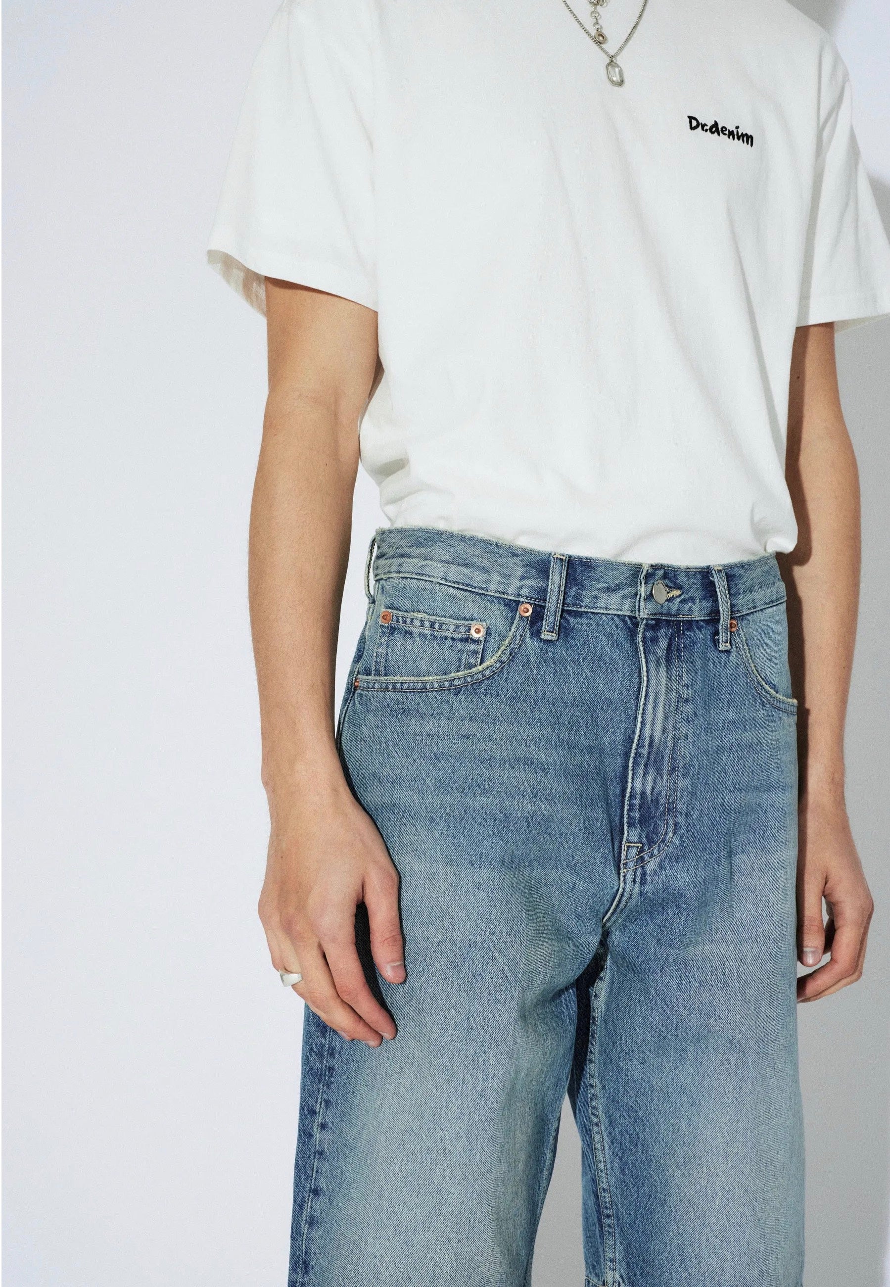 Dr. Denim - Omar Drift Sky Used - Shorts | Men-Image