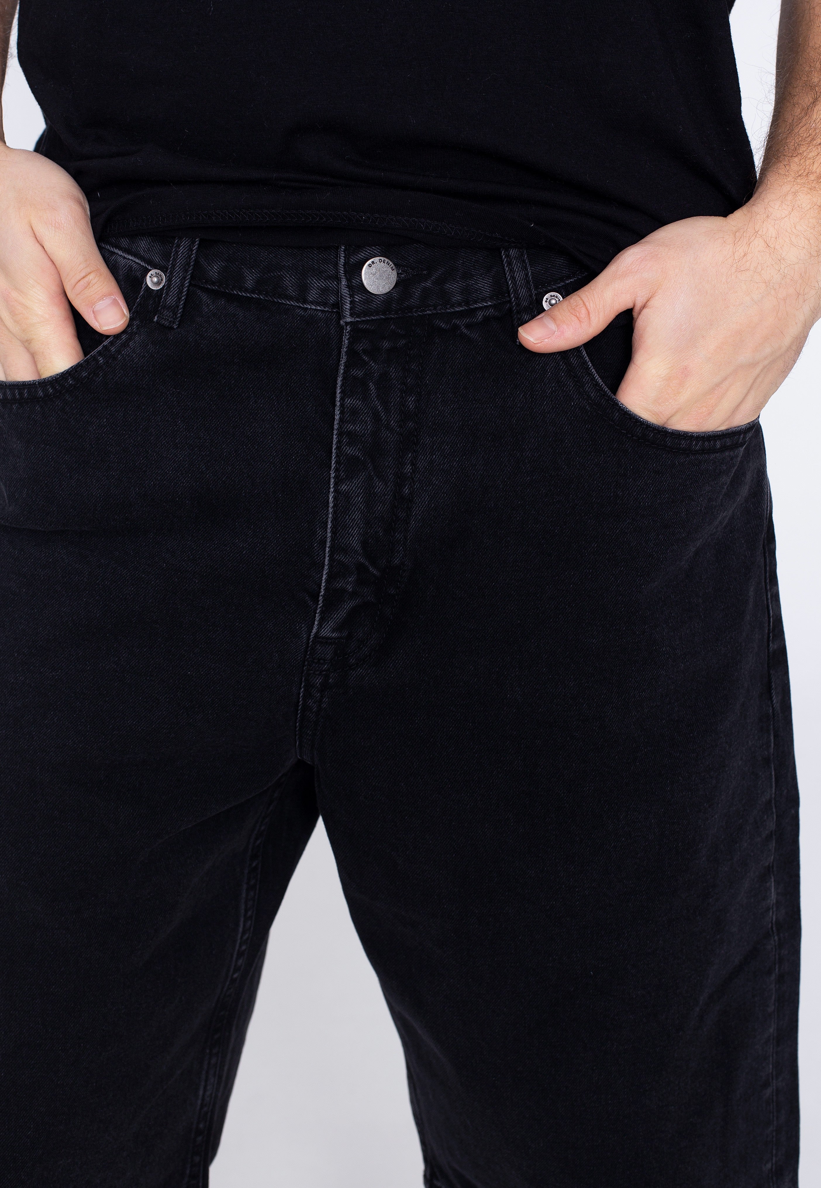 Dr. Denim - Omar Shorts Worn Black - Shorts | Men-Image