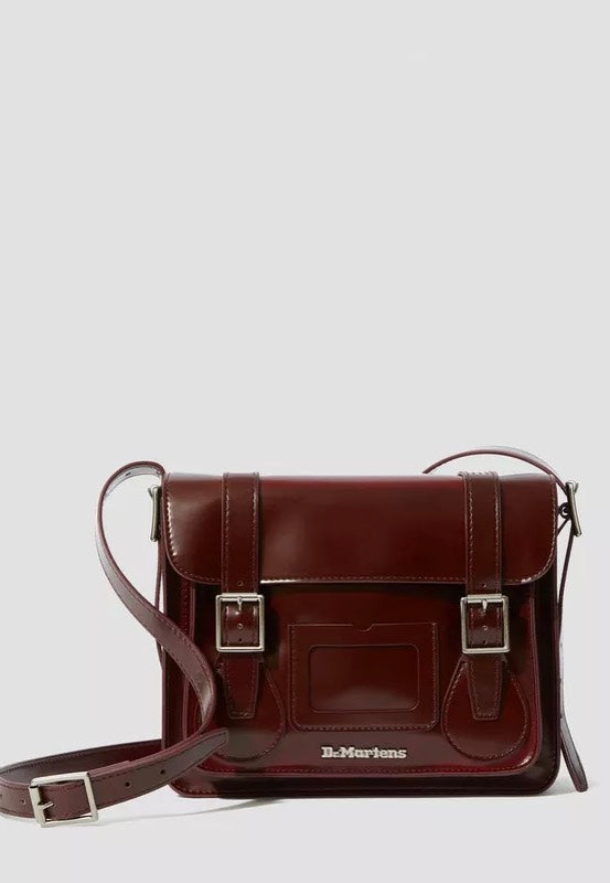 Dr. Martens - 11" Satchel Bag Cherry Red Oxford Rub Off - Bag | Neutral-Image