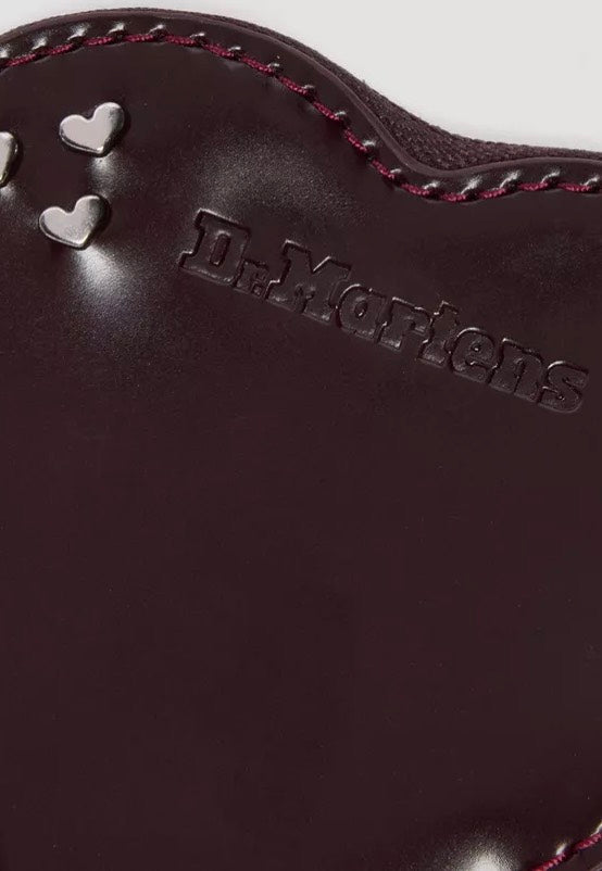 Dr. Martens - Heart Cherry Red Oxford Rub Off - Wallet | Neutral-Image