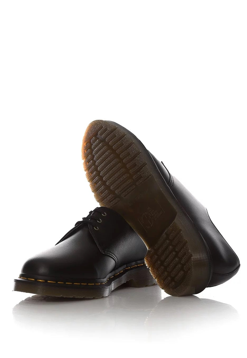 Dr. Martens - Vegan 1461 Black Felix Rub Off - Shoes | Impericon