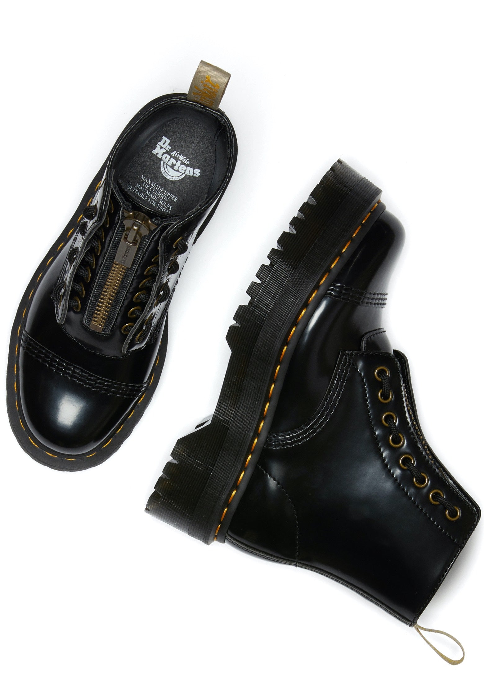 Dr. Martens - Vegan Sinclair Black Oxford - Damesschoenen | Impericon