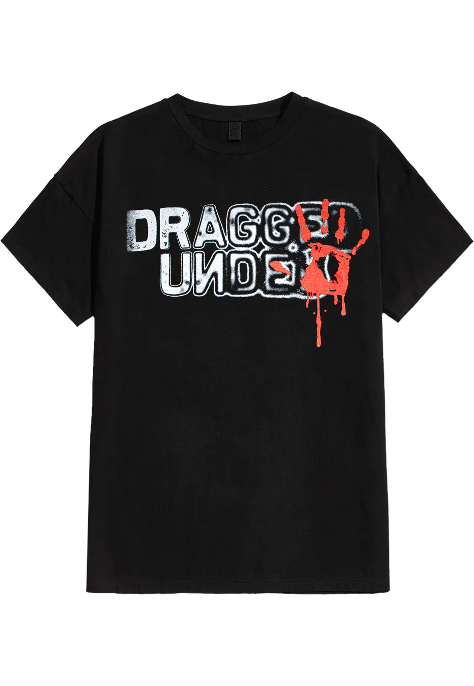 Dragged Under - Blood Hand - T-Shirt | Neutral-Image