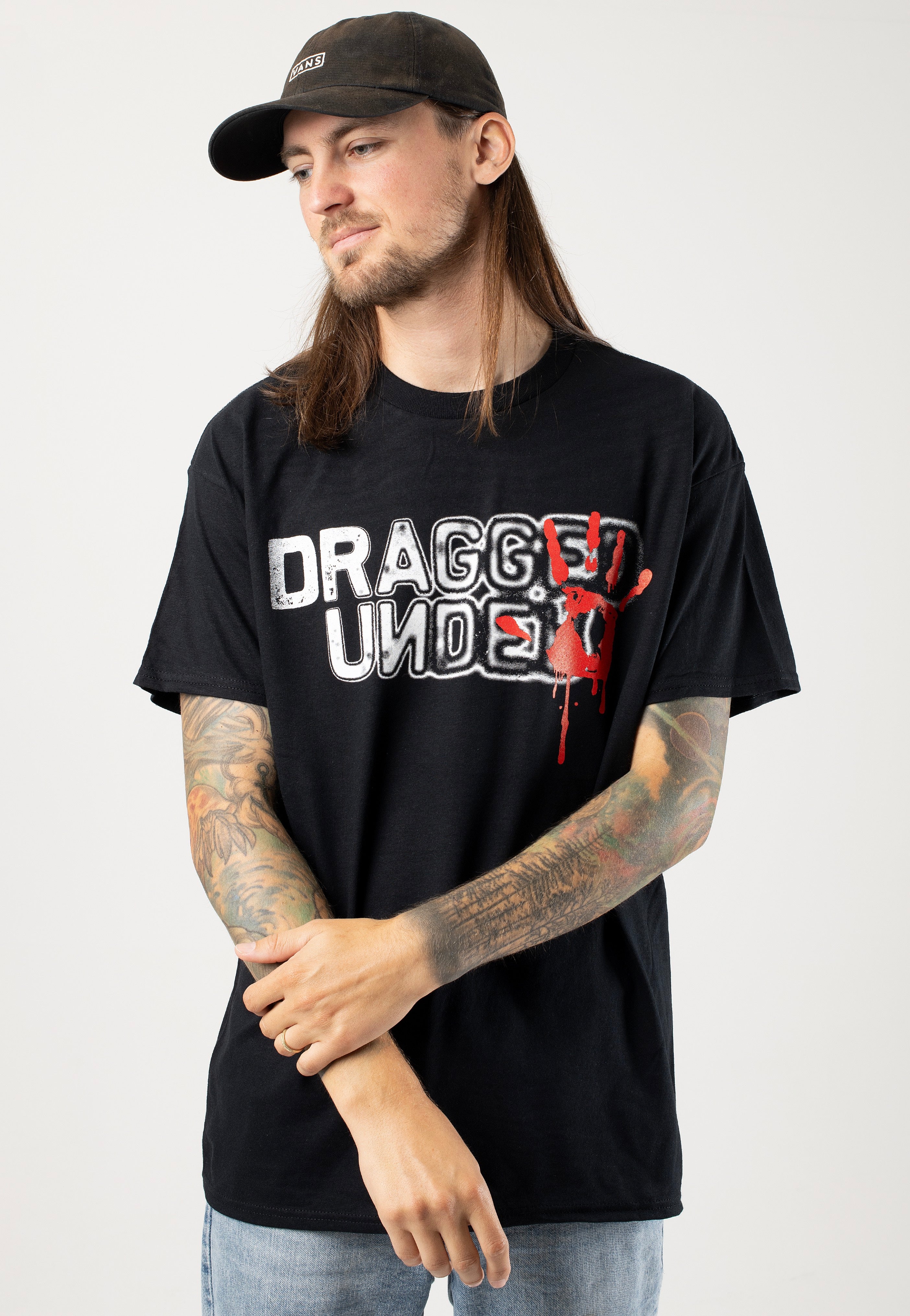 Dragged Under - Blood Hand - T-Shirt | Men-Image