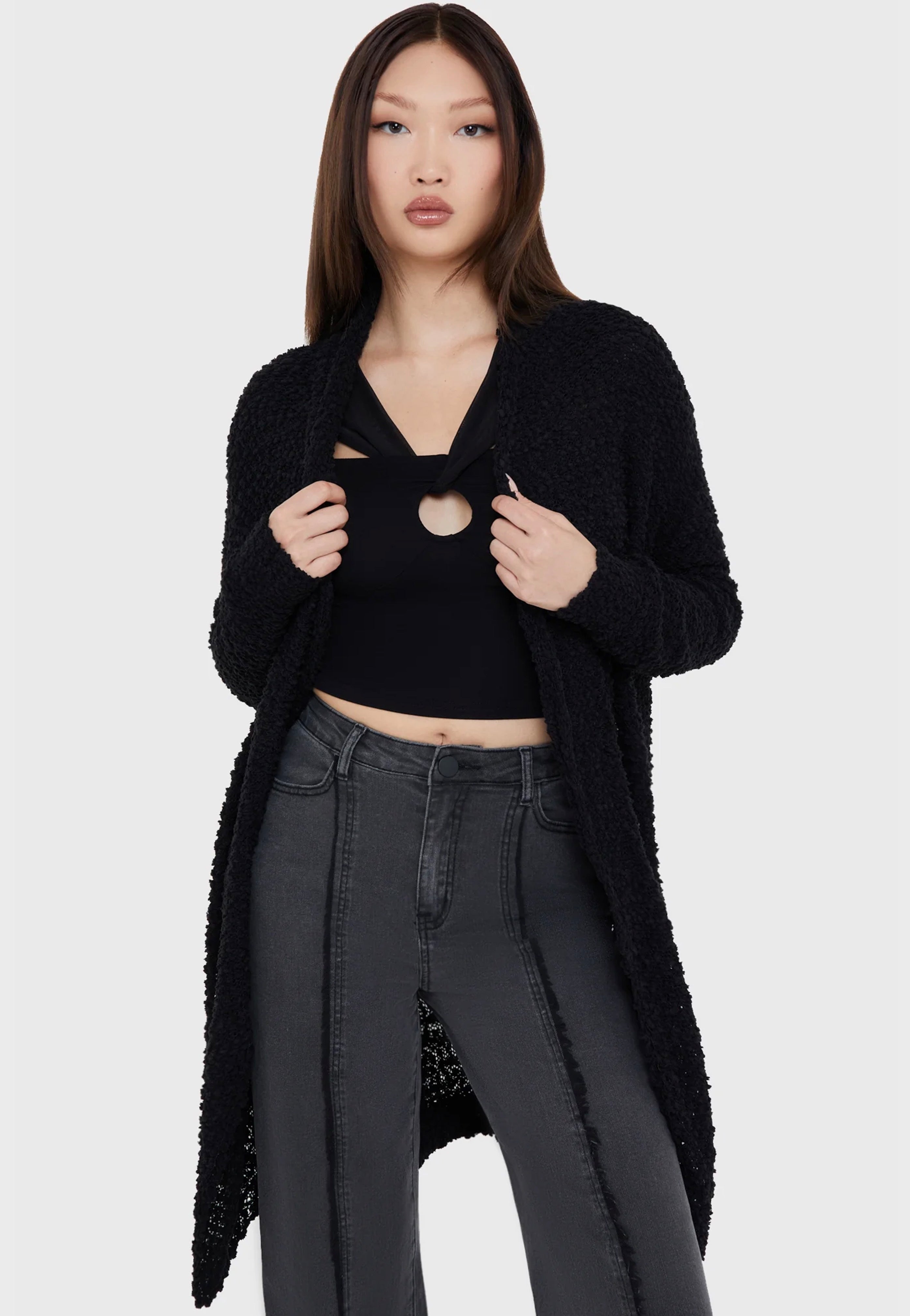 Killstar x Kihilist - Dreadrift Black - Cardigan | Women-Image