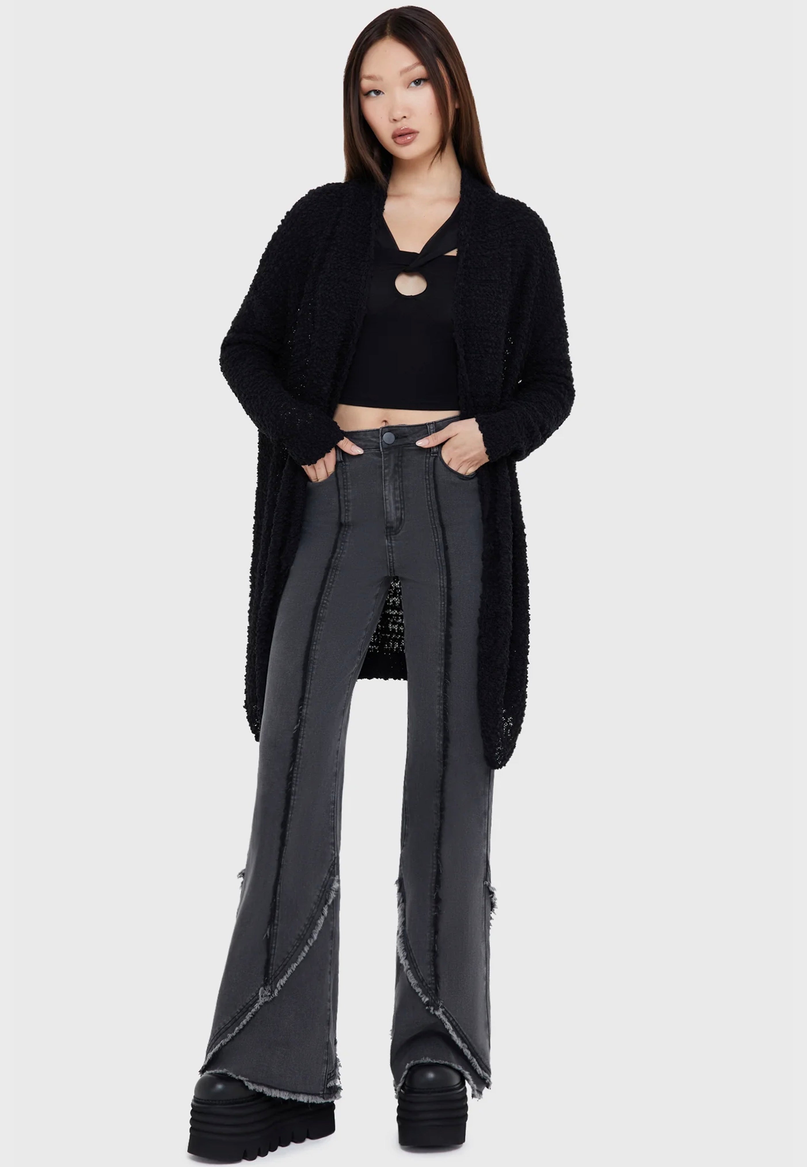 Killstar x Kihilist - Dreadrift Black - Cardigan | Women-Image