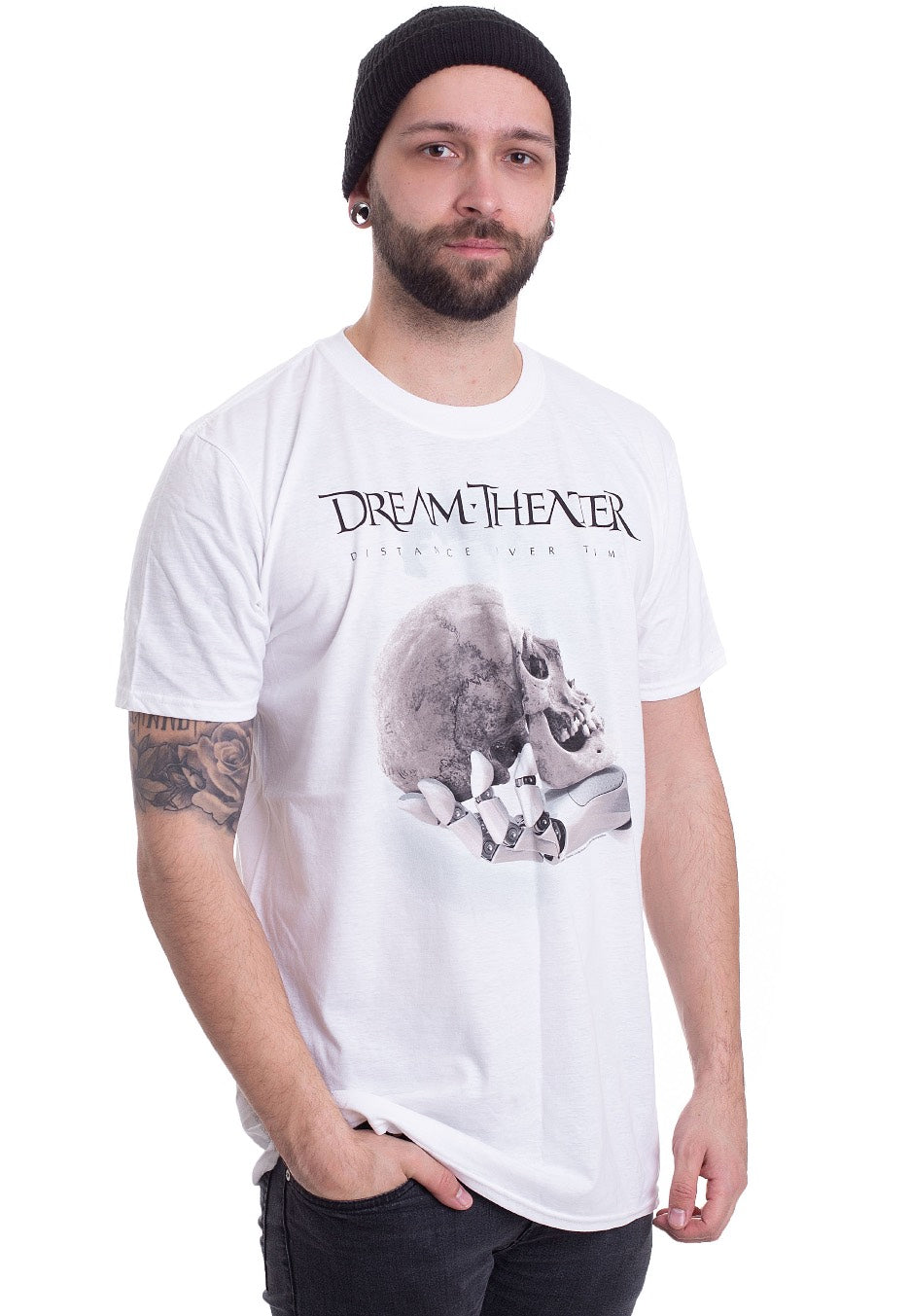 Dream Theater - Distance Over Time (Cover) White - T-Shirt | Men-Image