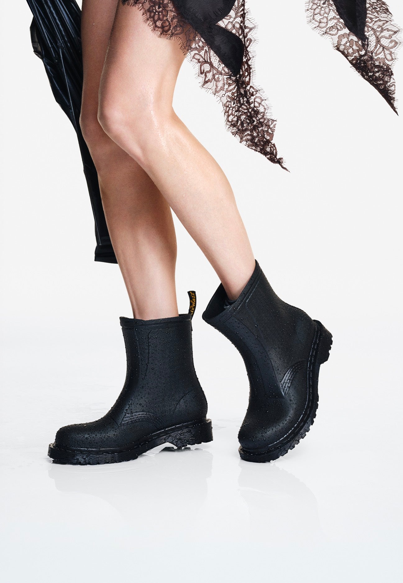 Dr. Martens - 1460 Rain Black - Shoes | Neutral-Image