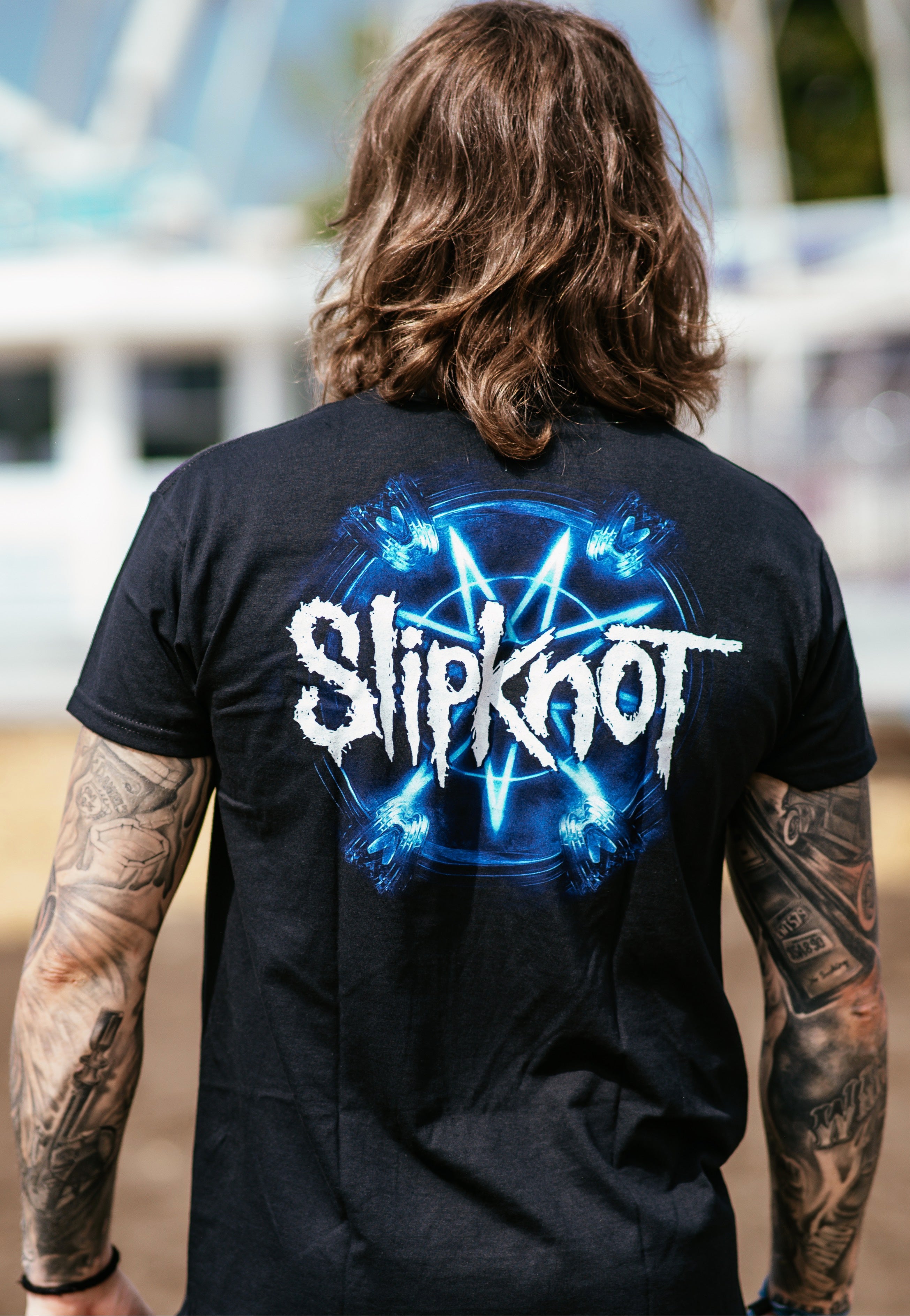 Slipknot - Blue Horizon Logo - T-Shirt | Men-Image