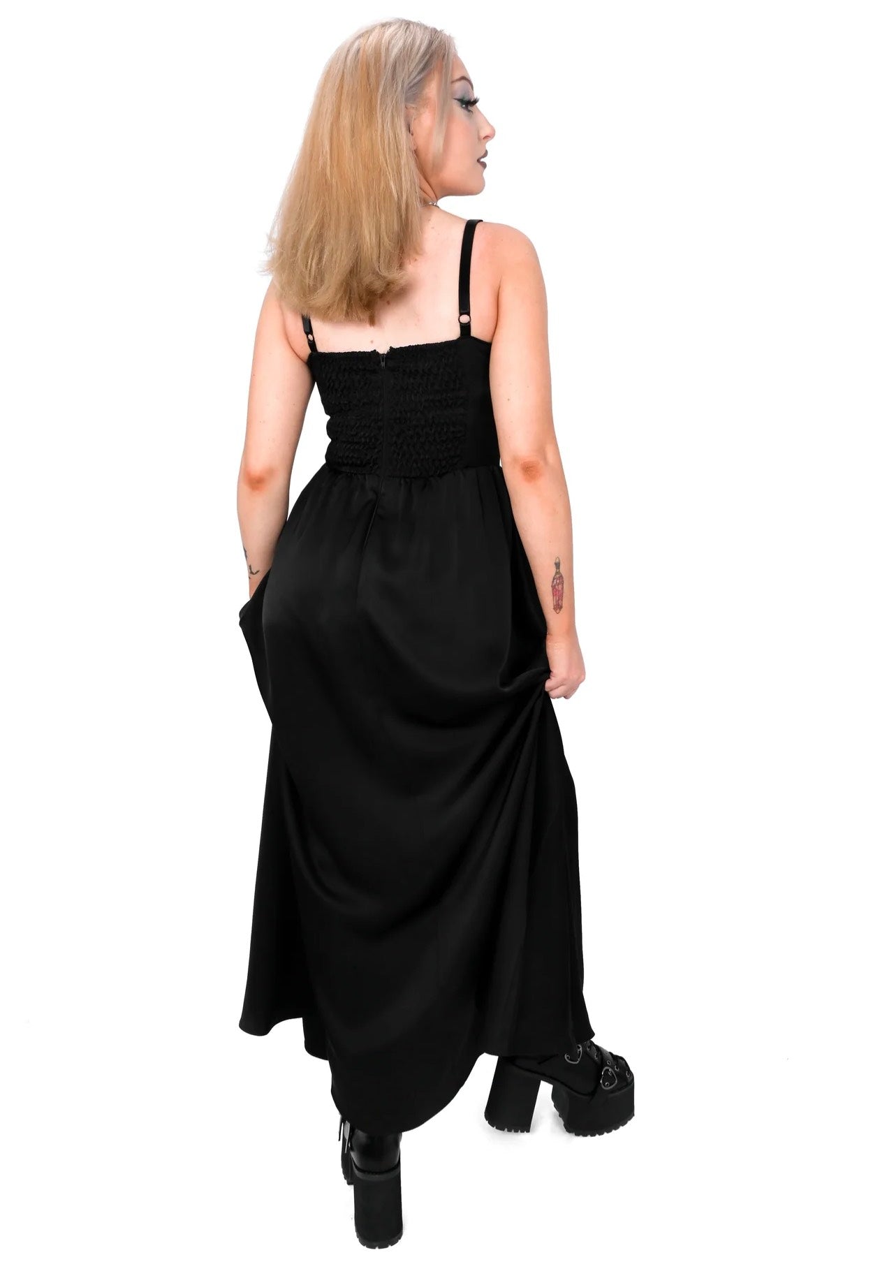 Foxblood - Isabella Gown Black - Dress | Women-Image