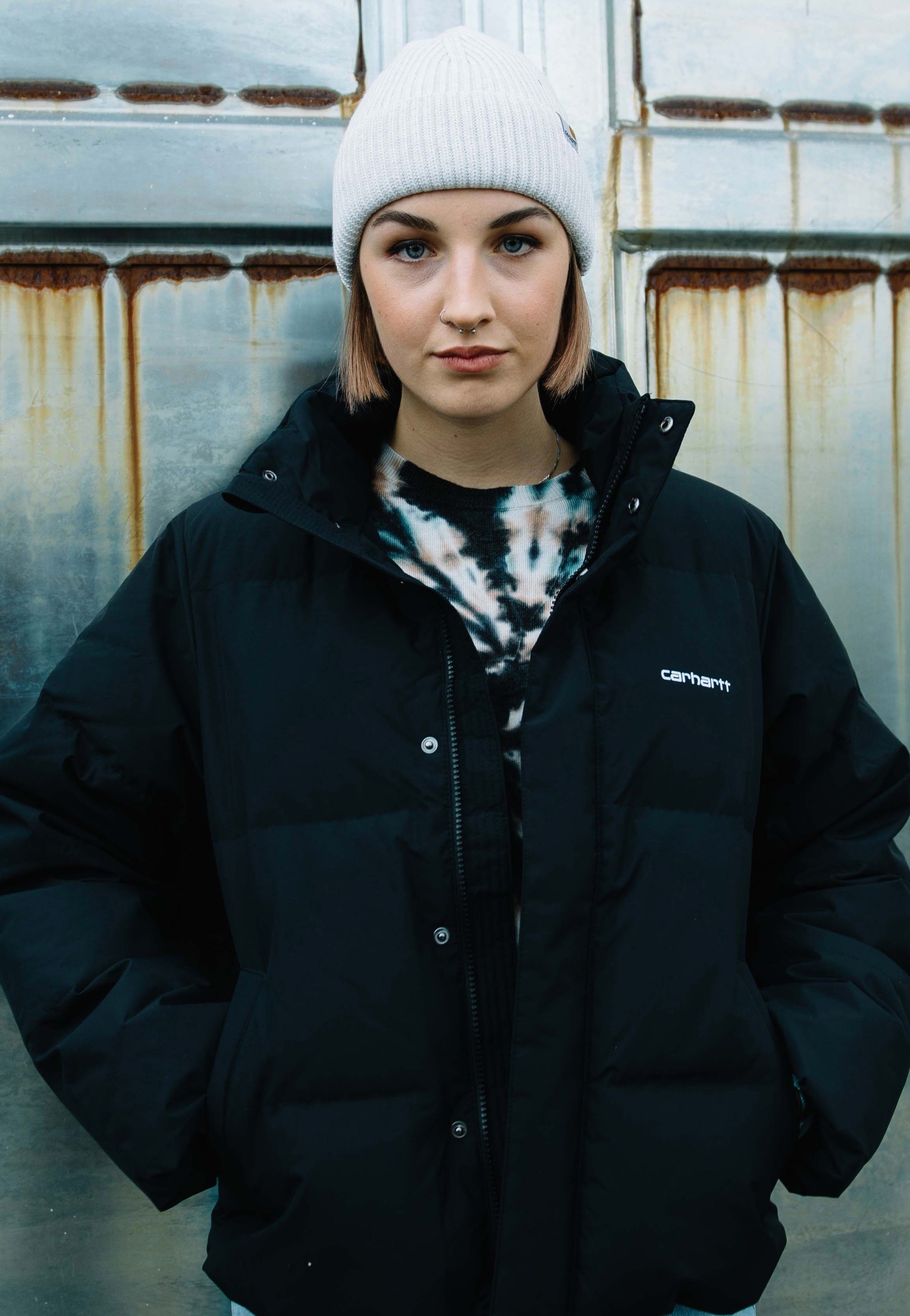 Carhartt WIP - W' Dani Black/White - Jacket | Women-Image