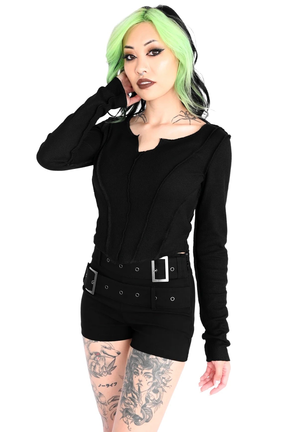Foxblood - Paxton Black - Shorts | Women-Image