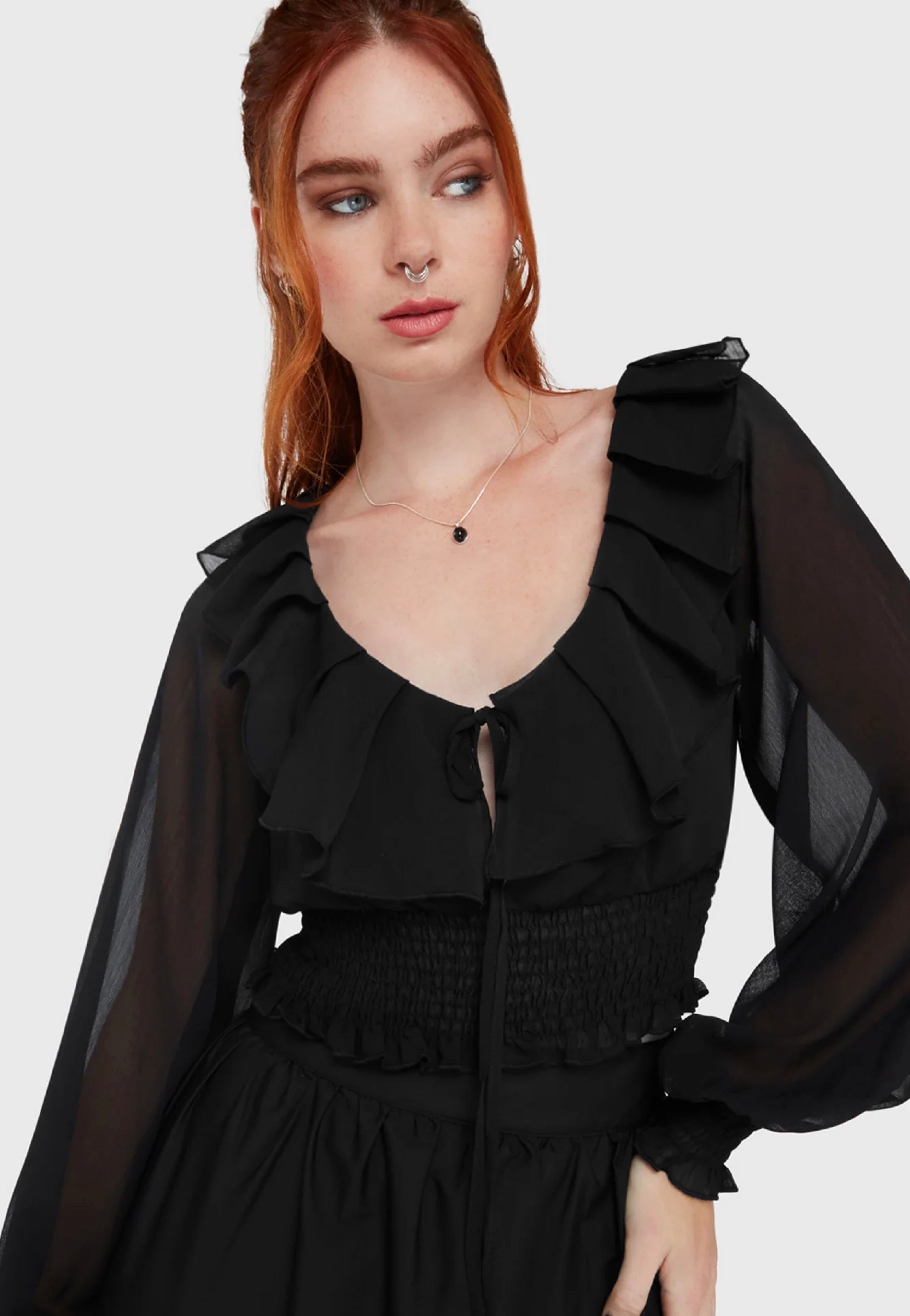 Killstar - Duskwillow Black - Blouse | Women-Image