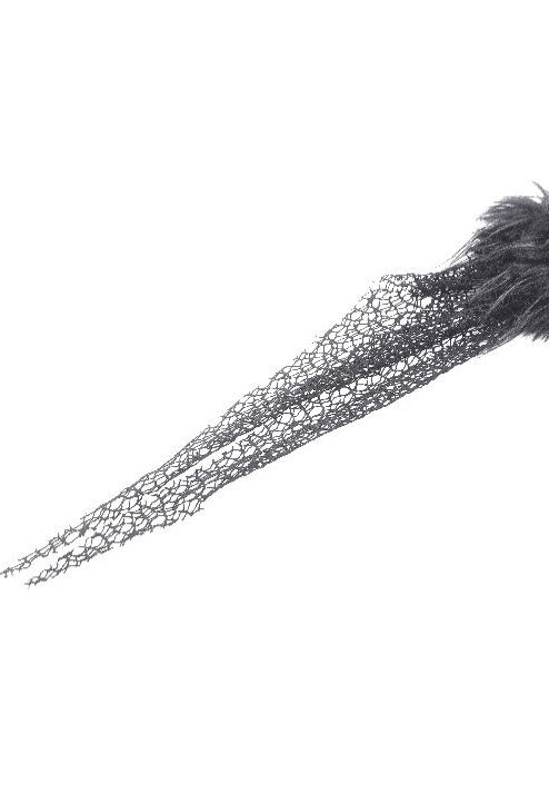 Dark In Love - Gothic Dark Velvet V-Neck Long Slim - Dress | Women-Image