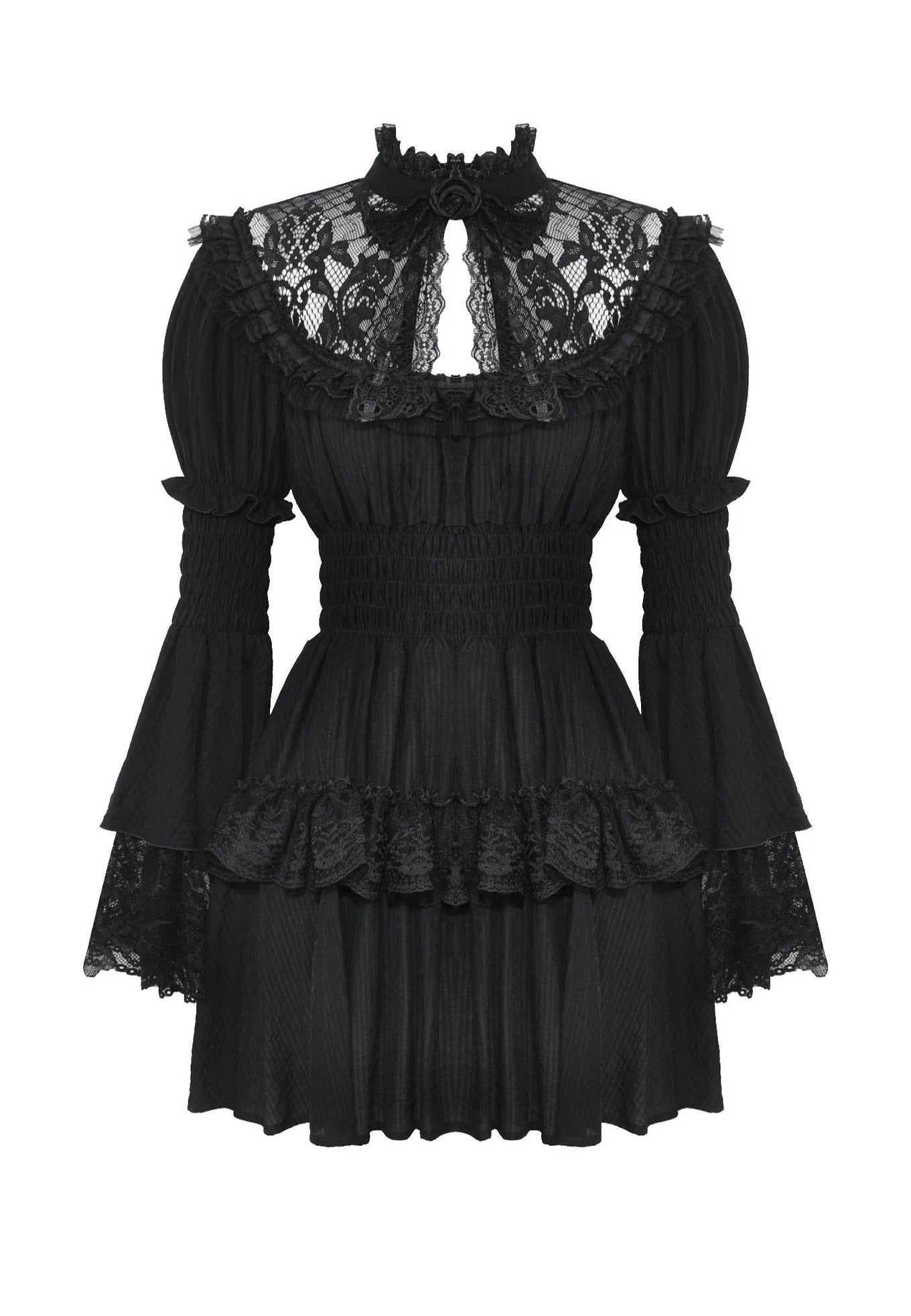 Dark In Love - Gothic Lace Doll - Dress | Women-Image