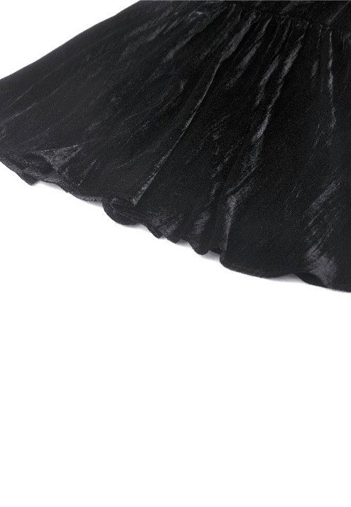 Dark In Love - Dark Floral Jacquard Velvet Elegant - Dress | Women-Image