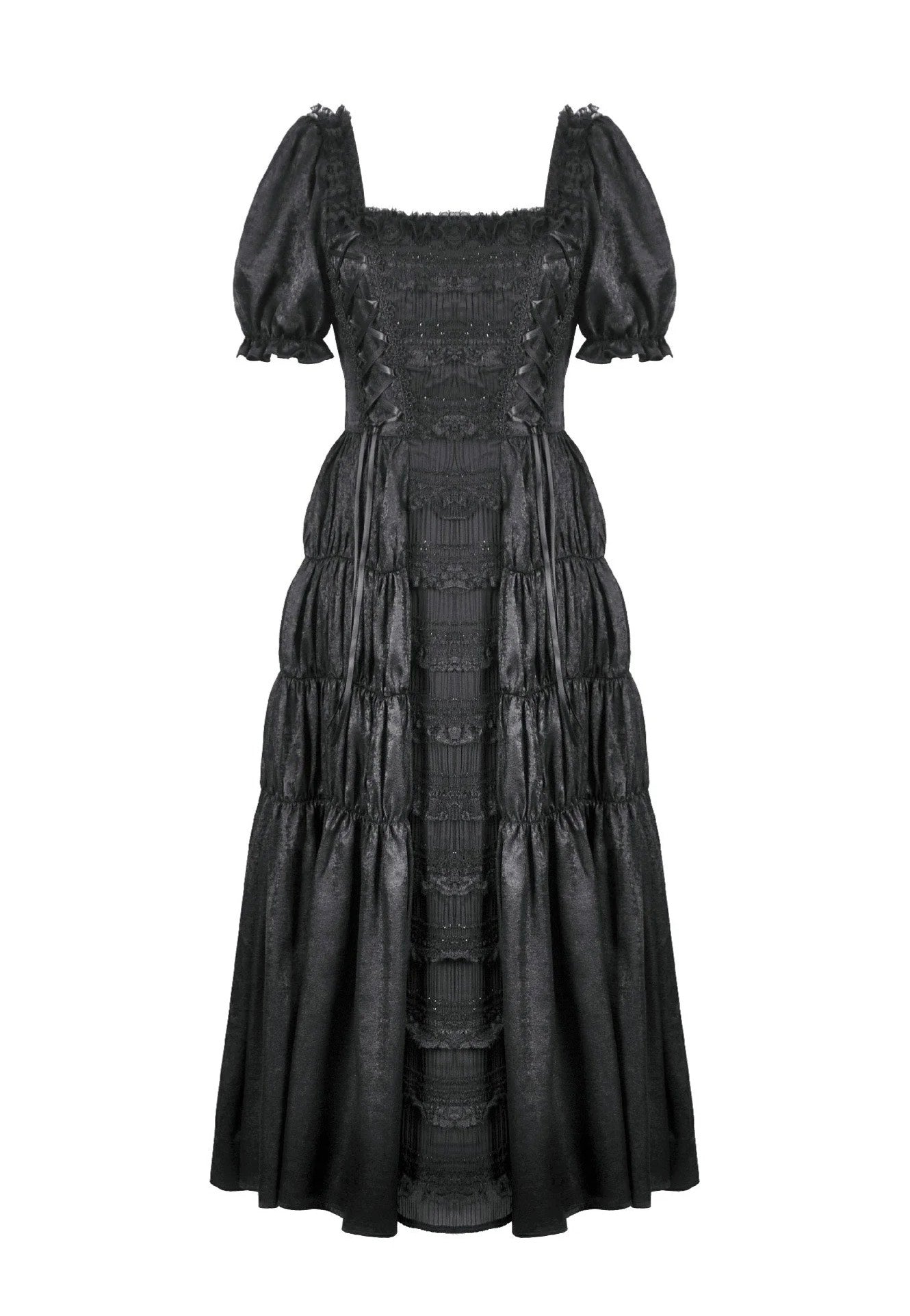 Dark In Love - Nocturne Of Dawn Obsidian Victorian Gown - Dress | Women-Image