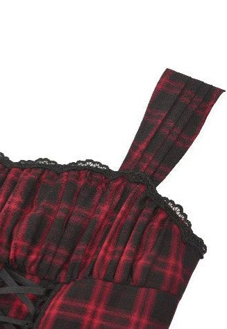 Dark In Love - Christmas Plaid Layered Cake - Dress | Women-Image