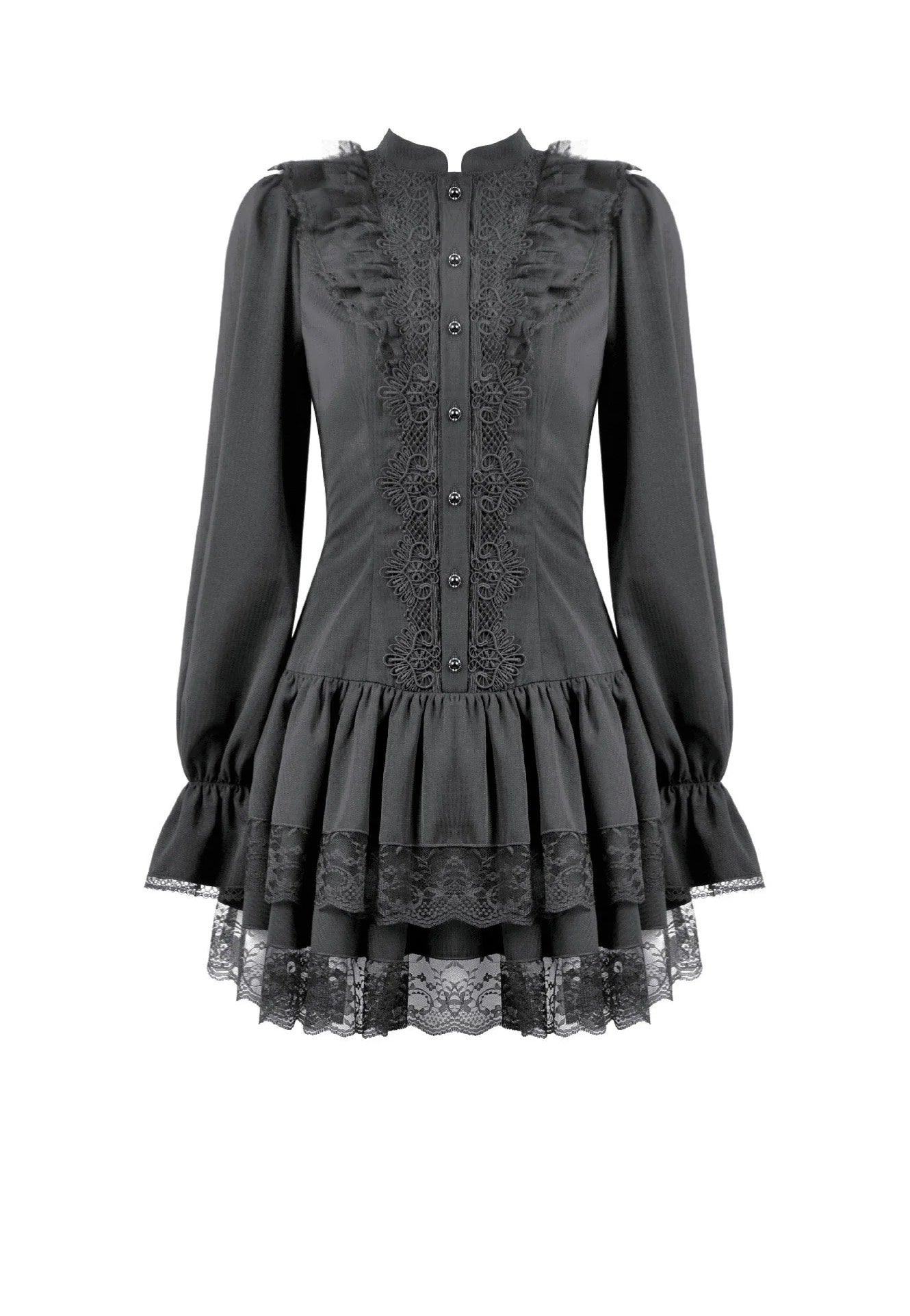 Dark In Love - Lolita Dark Gothic Low-Waist - Dress | Women-Image