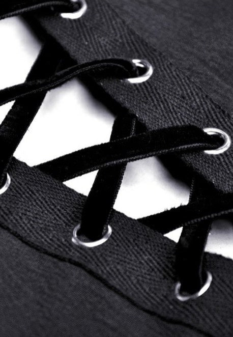 Dark In Love - Devil Cool High Low Layered Strap Black - Dress | Women-Image