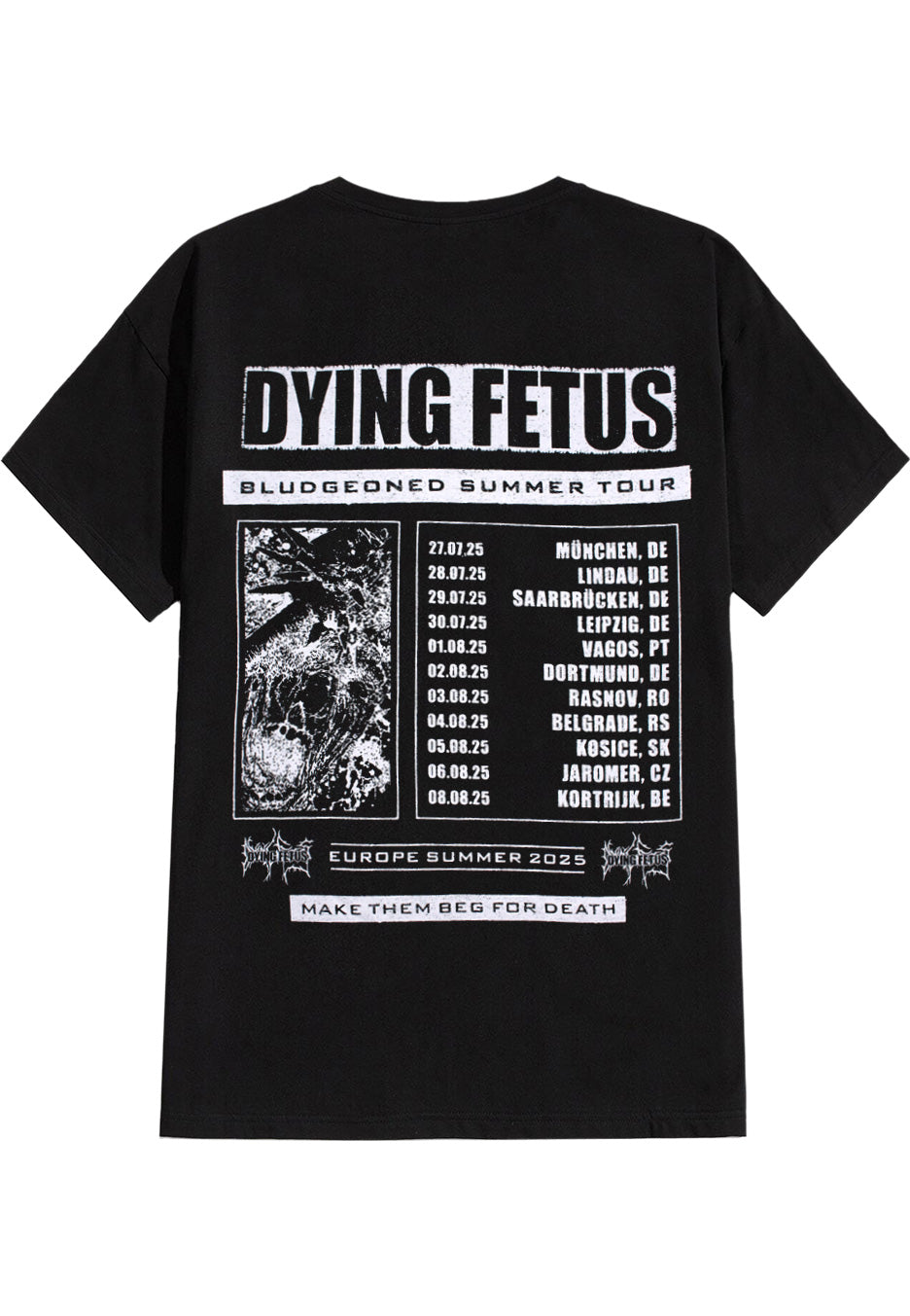 Dying Fetus - Bludgeoned Tour 2025 - T-Shirt | Neutral-Image