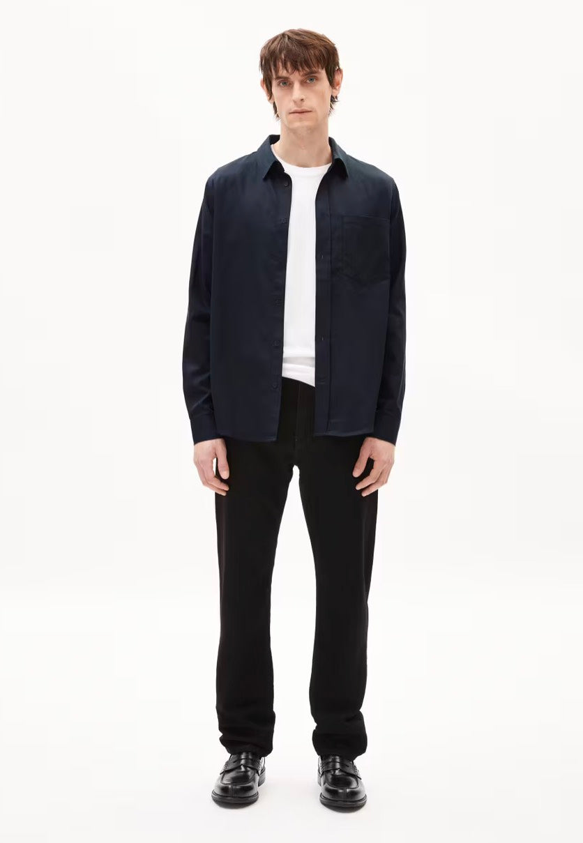 Armedangels - Dylaano Solid Black - Jeans | Men-Image