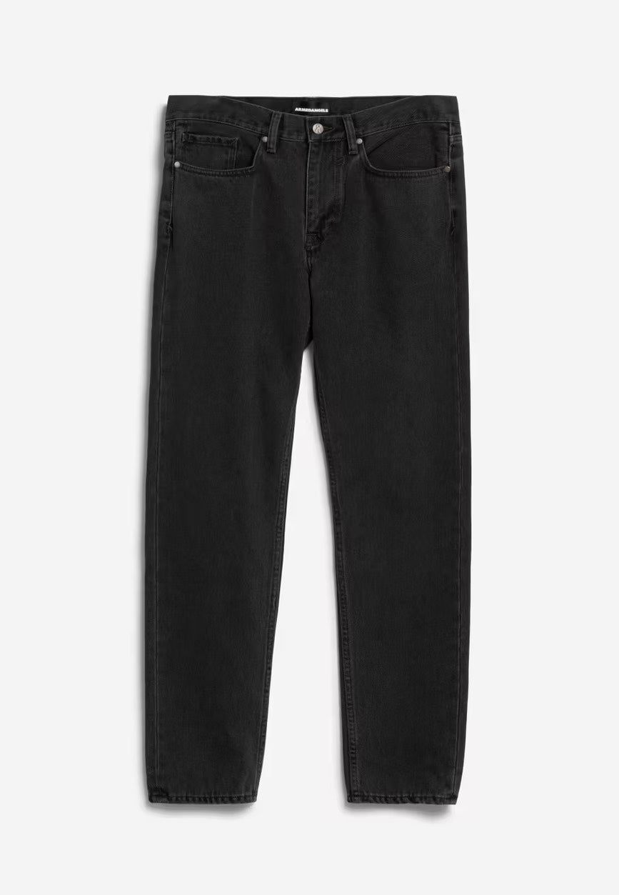 Armedangels - Dylaano Solid Black - Jeans | Men-Image