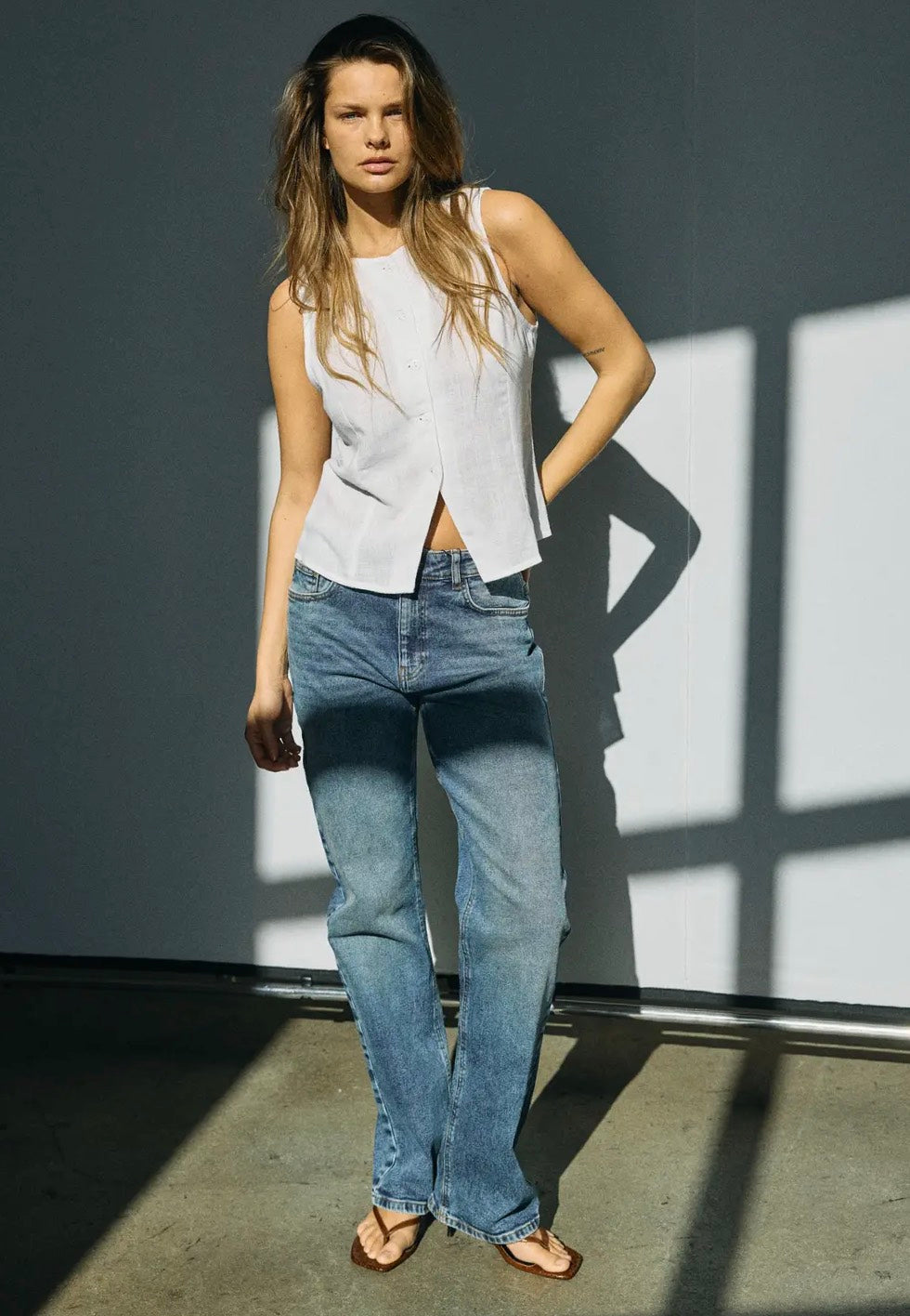 Noisy May - Monica Dark Blue Denim - Jeans | Women-Image