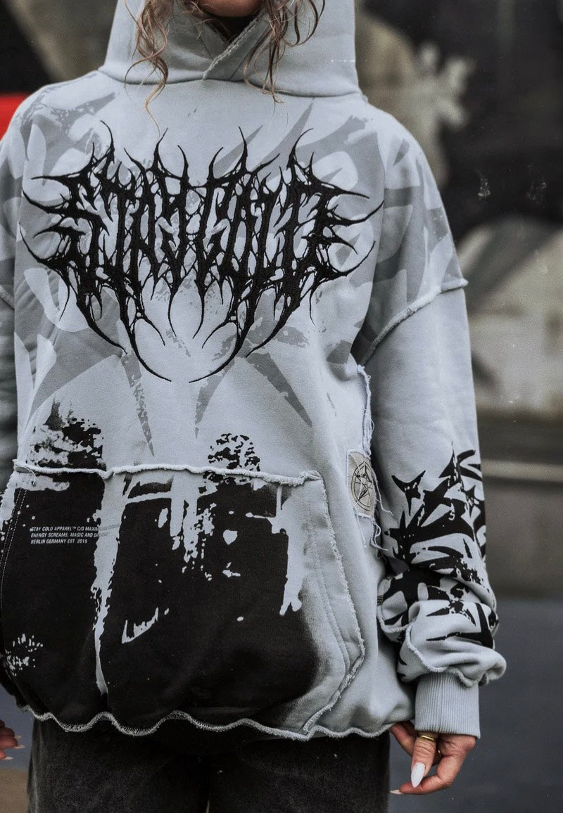 Stay Cold Apparel - Earthworn Heavy Oversized Blue - Hoodie | Neutral-Image