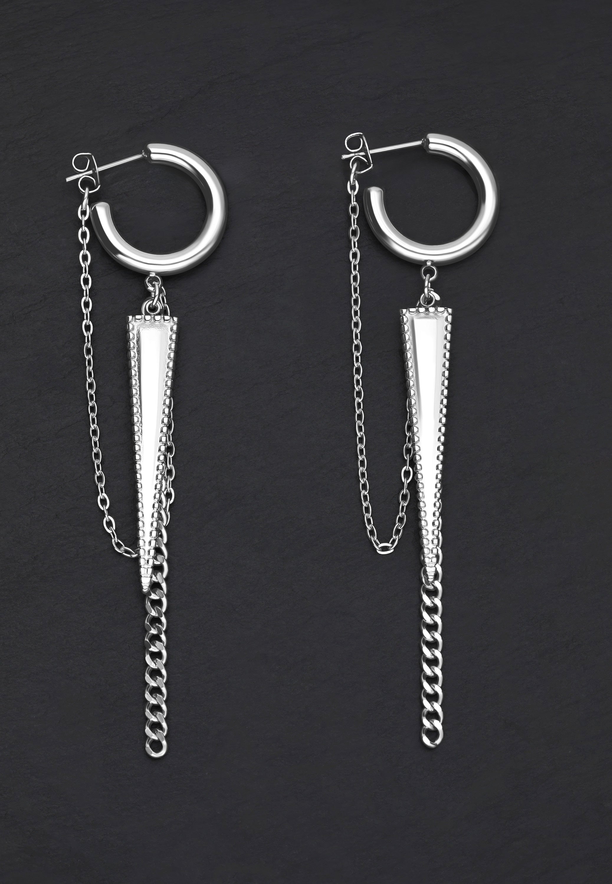 Wildcat - Little Rockin´Triangle Silver - Earrings | Neutral-Image