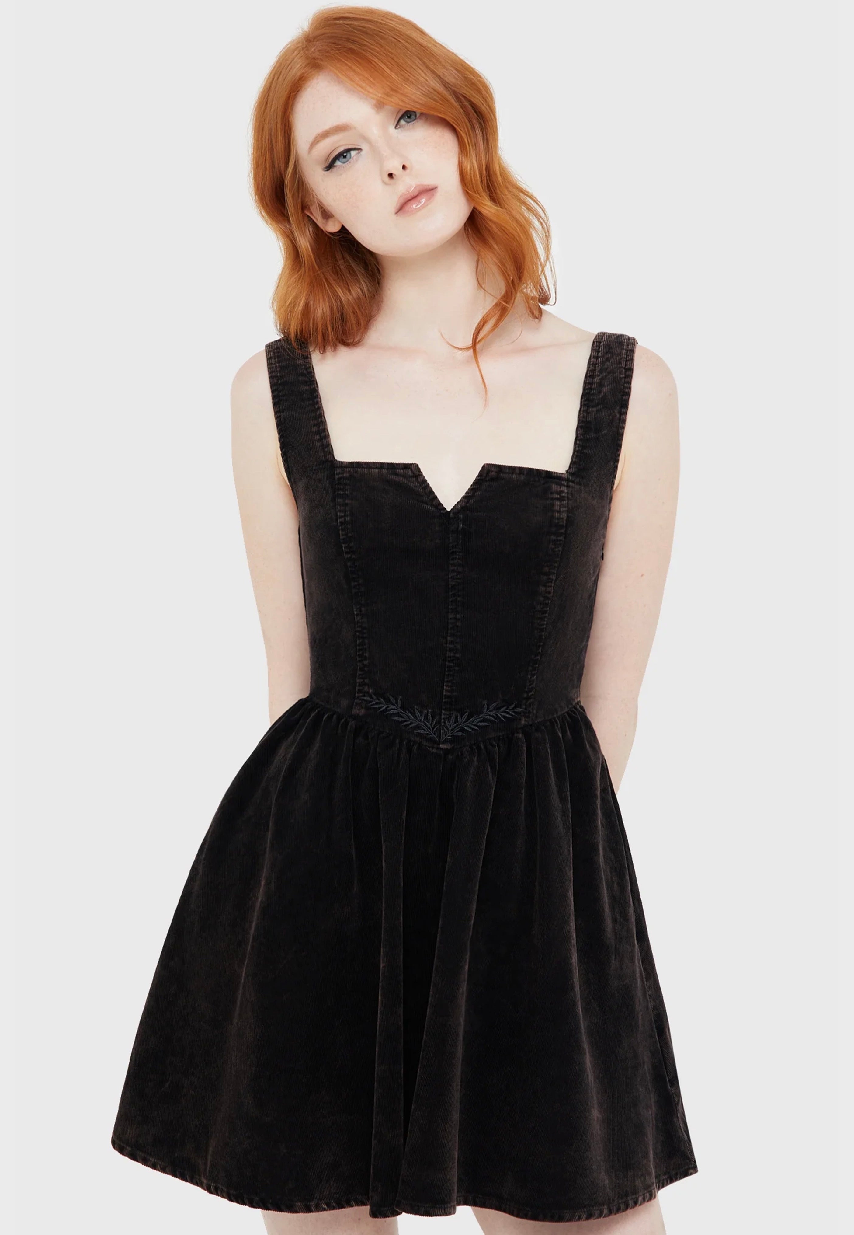 Killstar - Elderroot Mini Brown - Dress | Women-Image