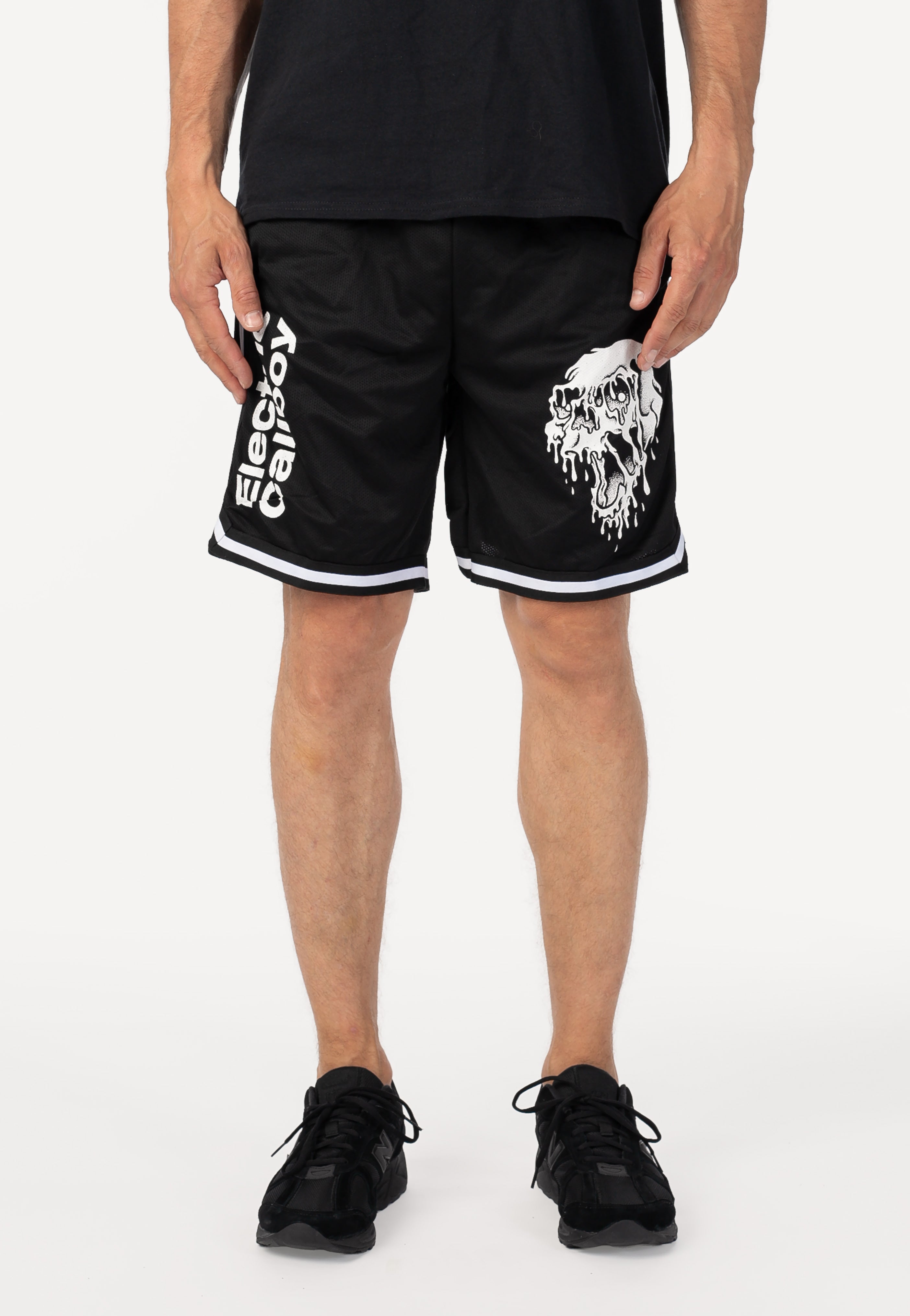 Electric Callboy - Skull Striped - Shorts | Men-Image