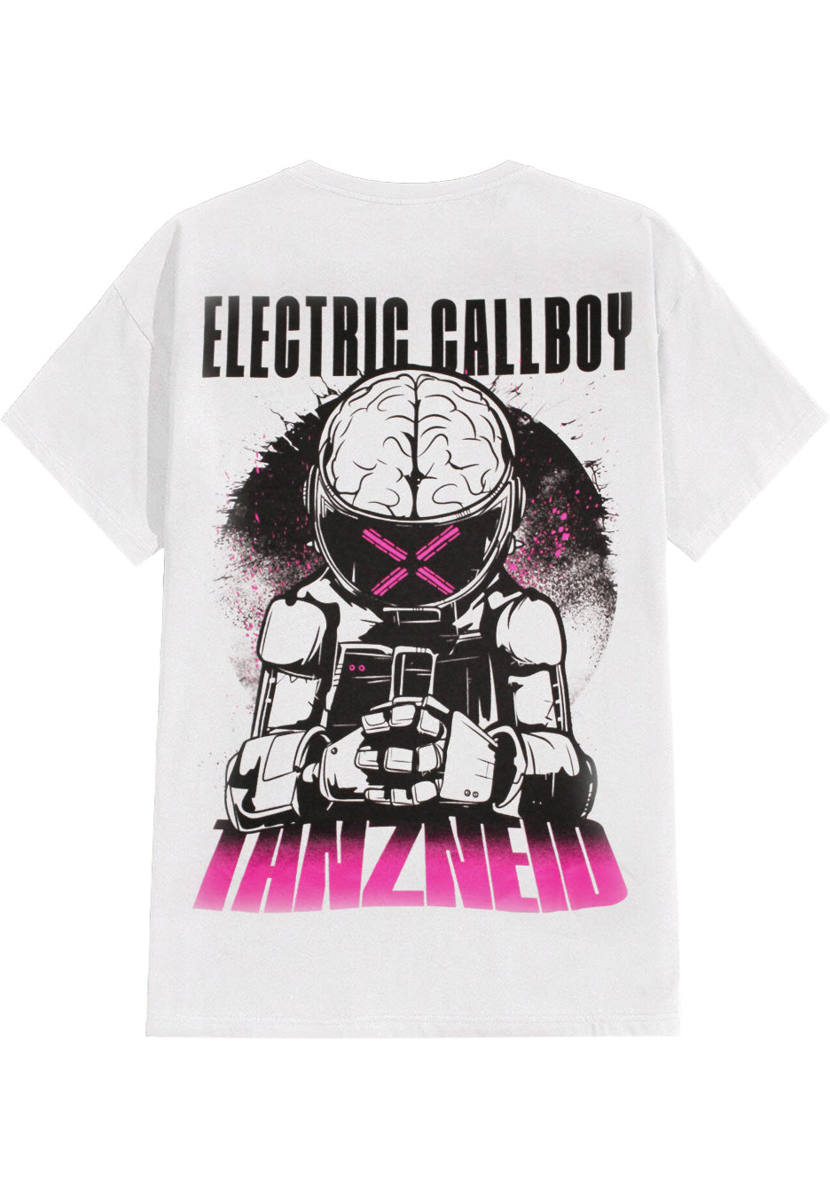 Electric Callboy Tanzneid Robot White - T-Shirt | Impericon