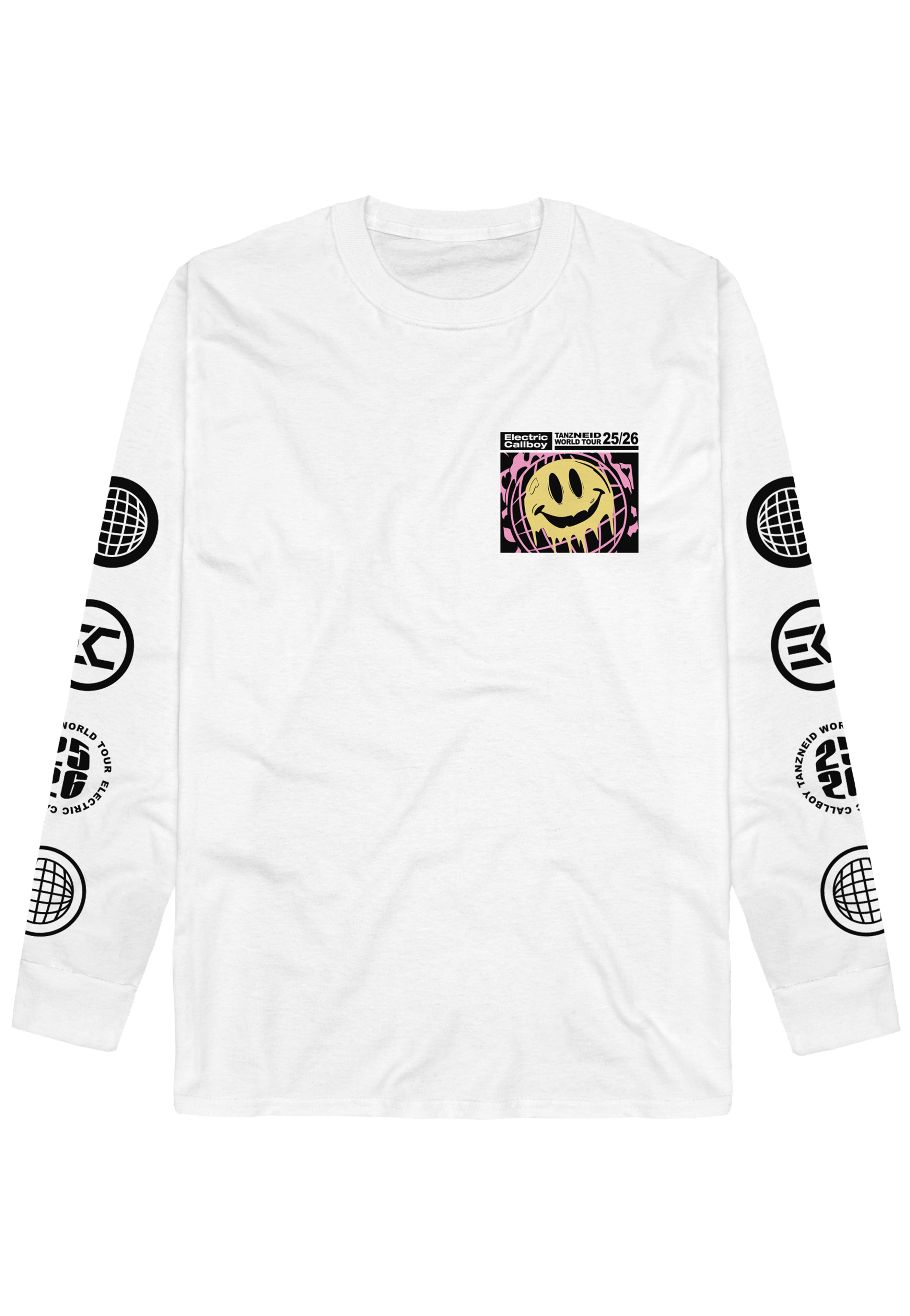 Electric Callboy - Tanzneid World Tour Smile White - Longsleeve | Neutral-Image