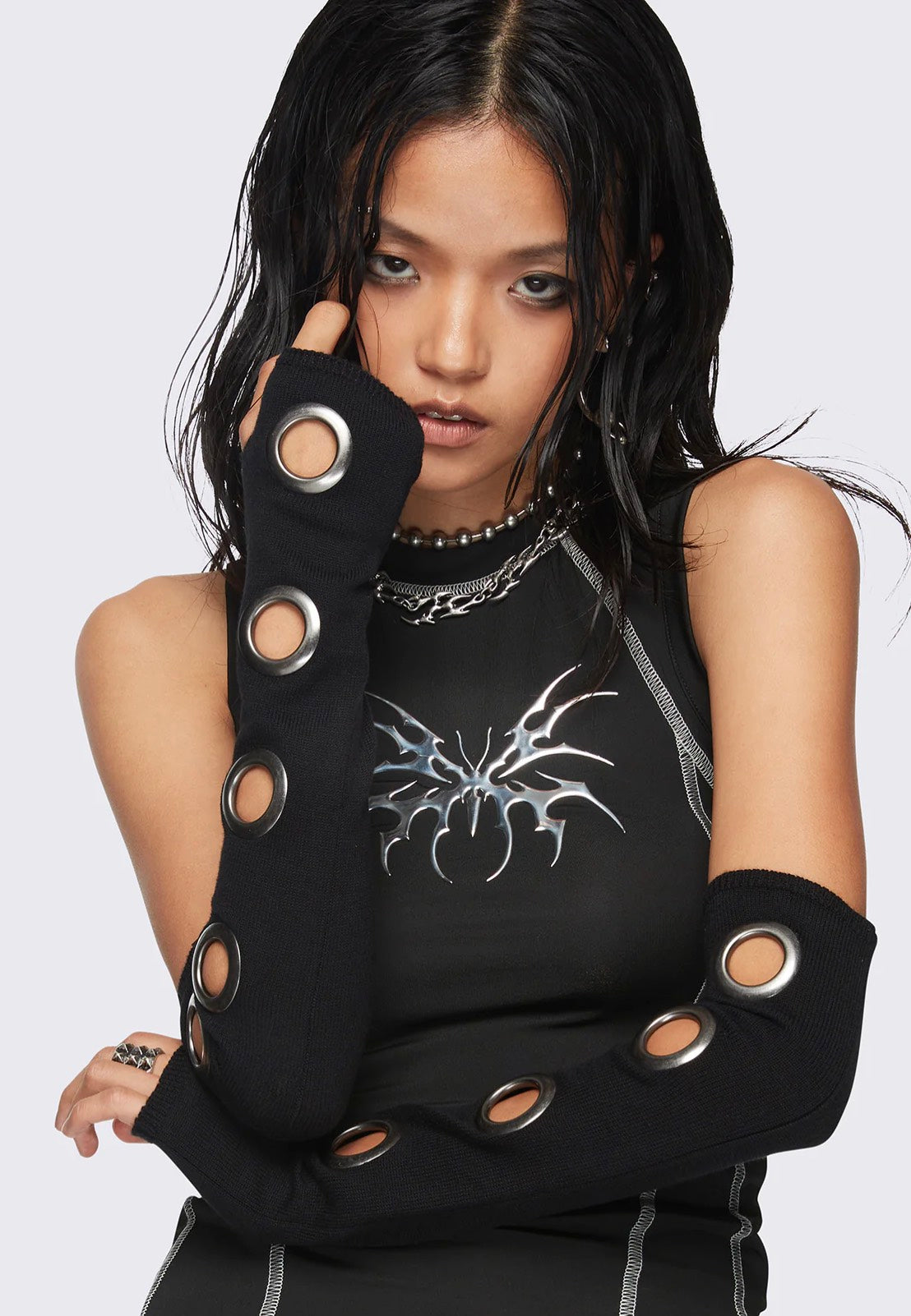 Minga London - Elektra Black - Arm Warmers | Neutral-Image