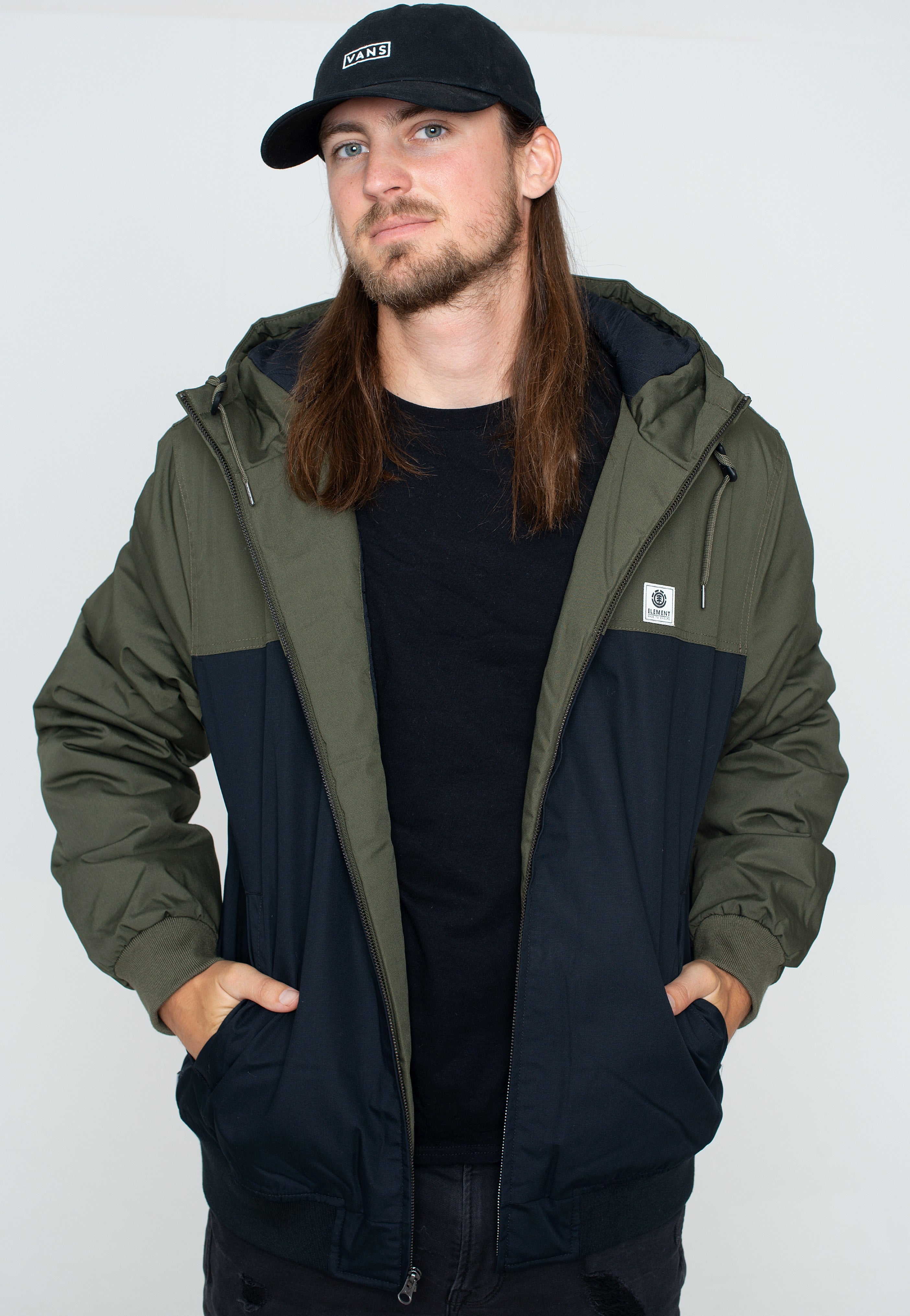 Element - Dulcey 2Tones Flint Black - Windbreaker | Men-Image