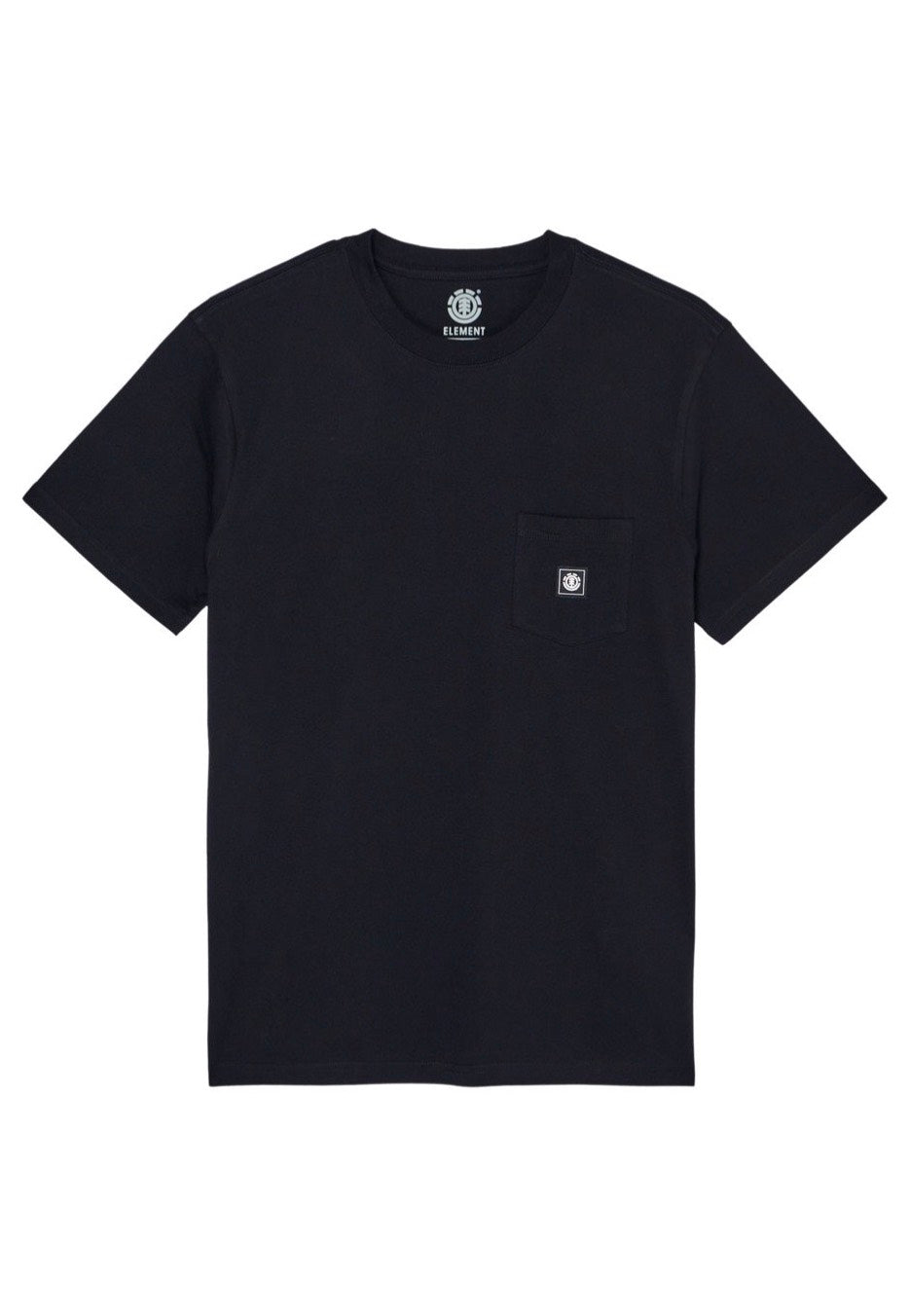 Element - Icon Label Pocket Flint Black - T-Shirt | Men-Image