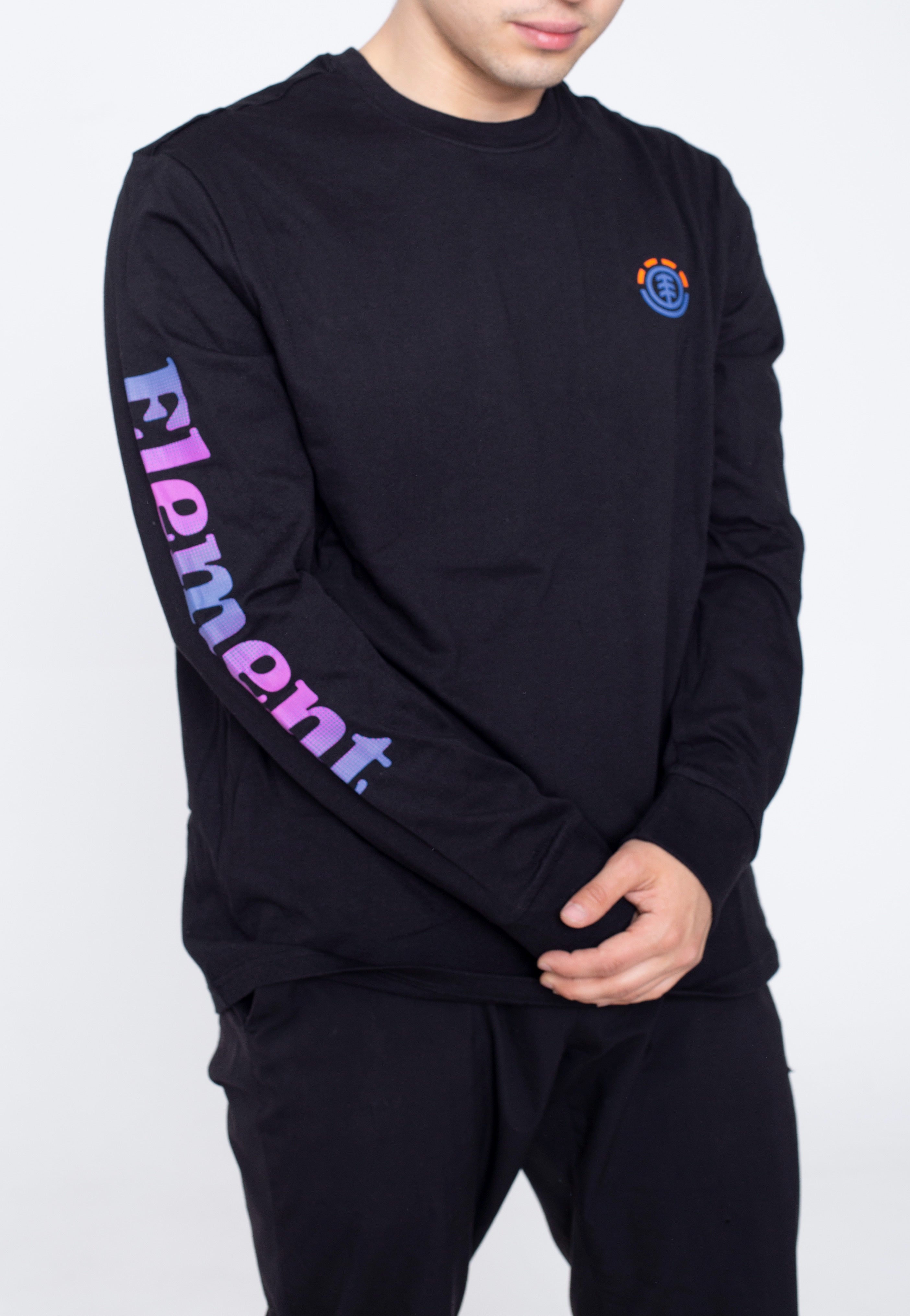 Element - Kass Flint Black - Longsleeve | Men-Image