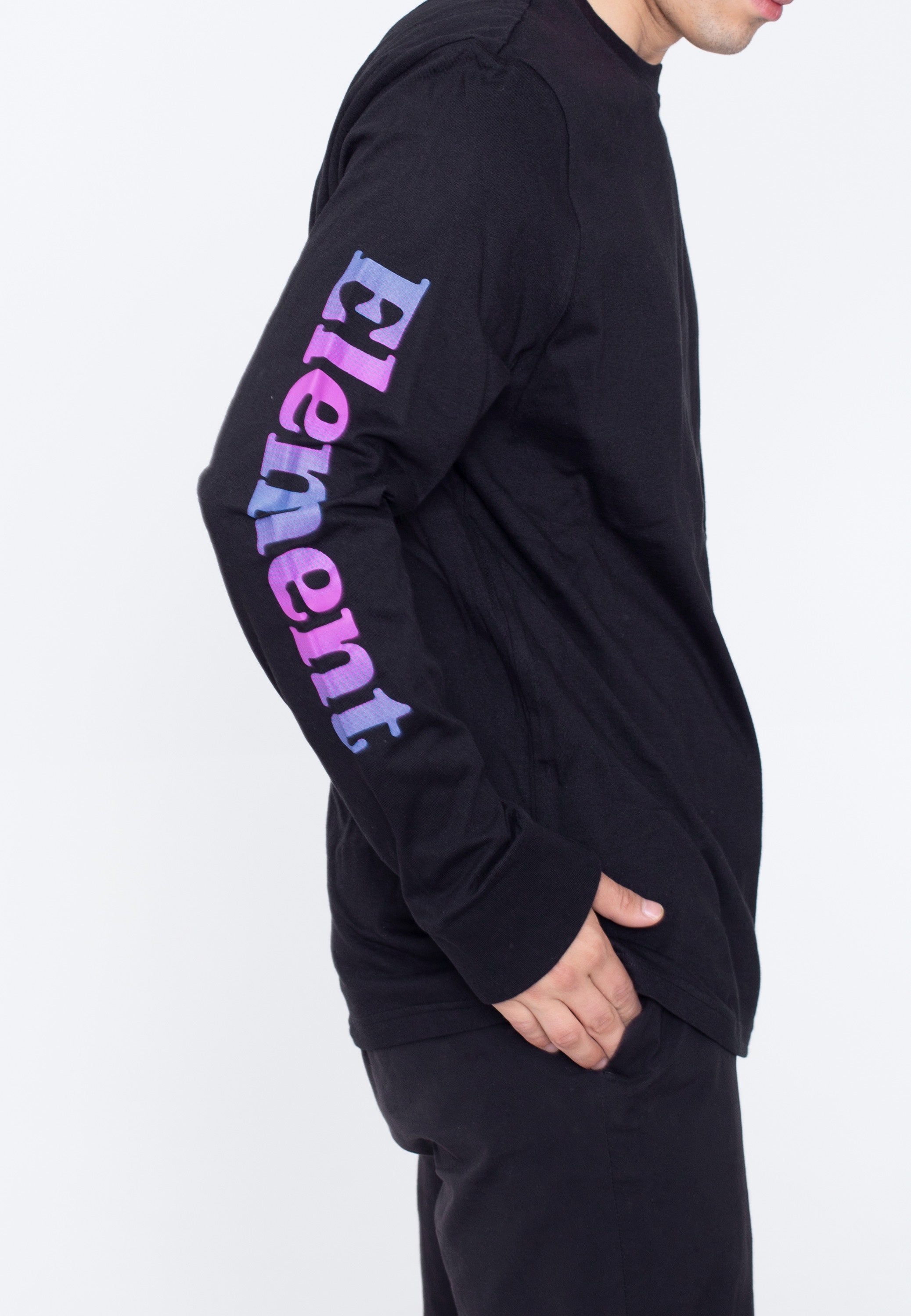 Element - Kass Flint Black - Longsleeve | Men-Image