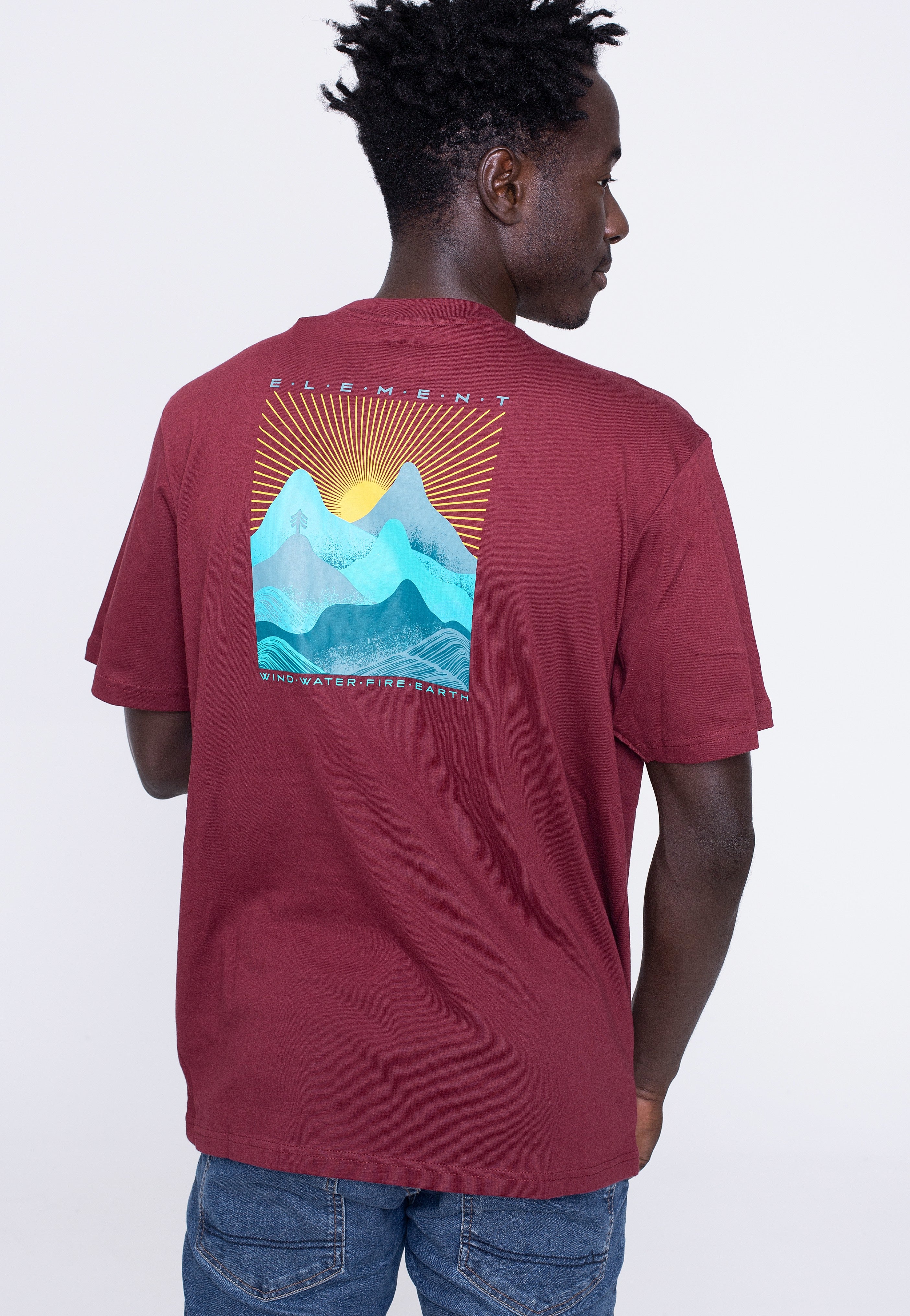 Element - Lahotan Vintage Red - T-Shirt | Men-Image