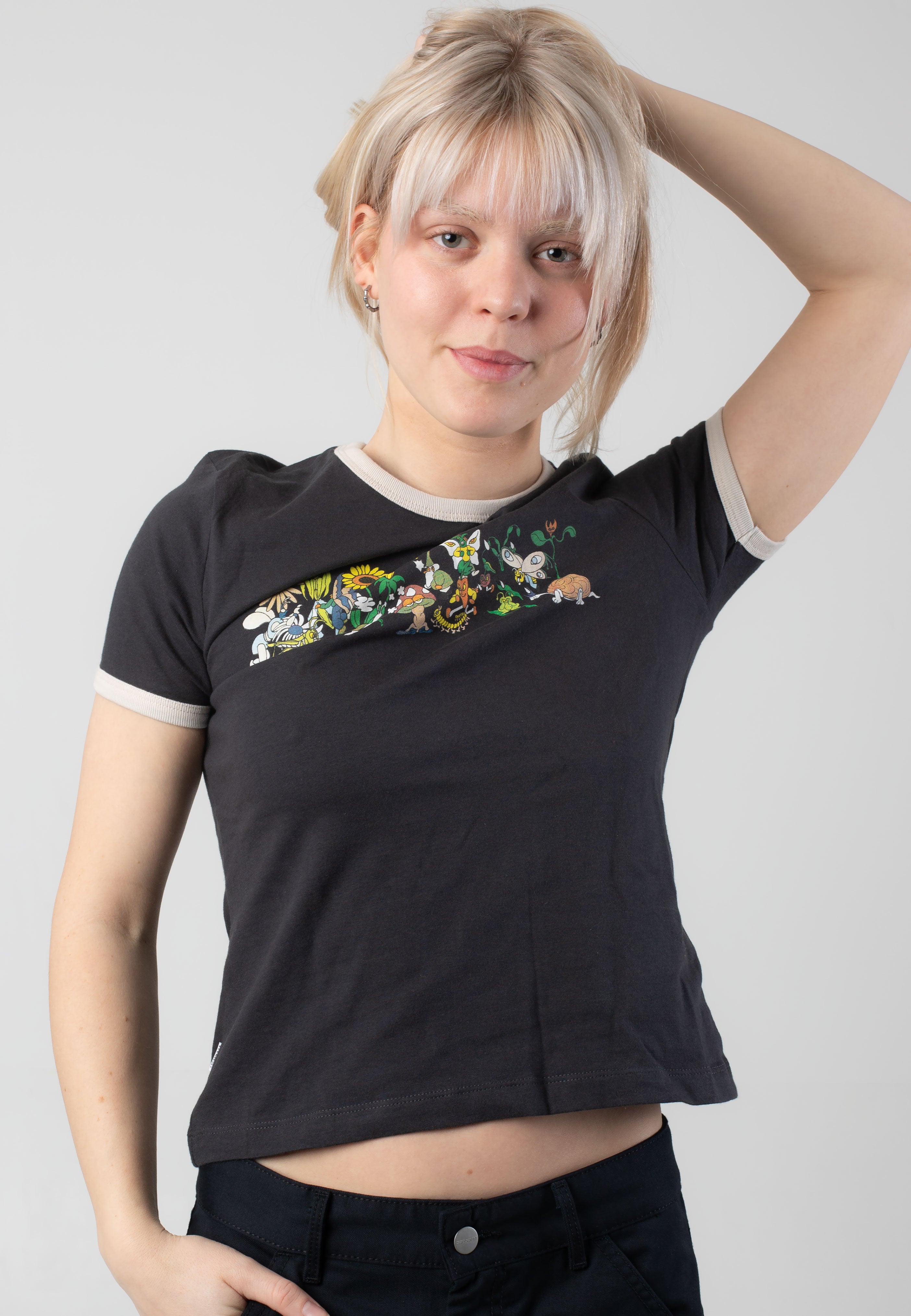 Element - Yarnhill Ringer Off Black - T-Shirt | Women-Image
