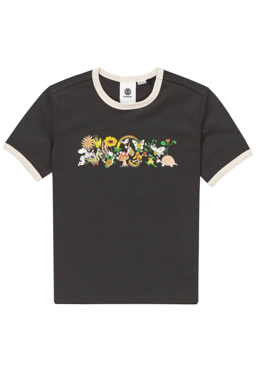 Element - Yarnhill Ringer Off Black - T-Shirt | Women-Image