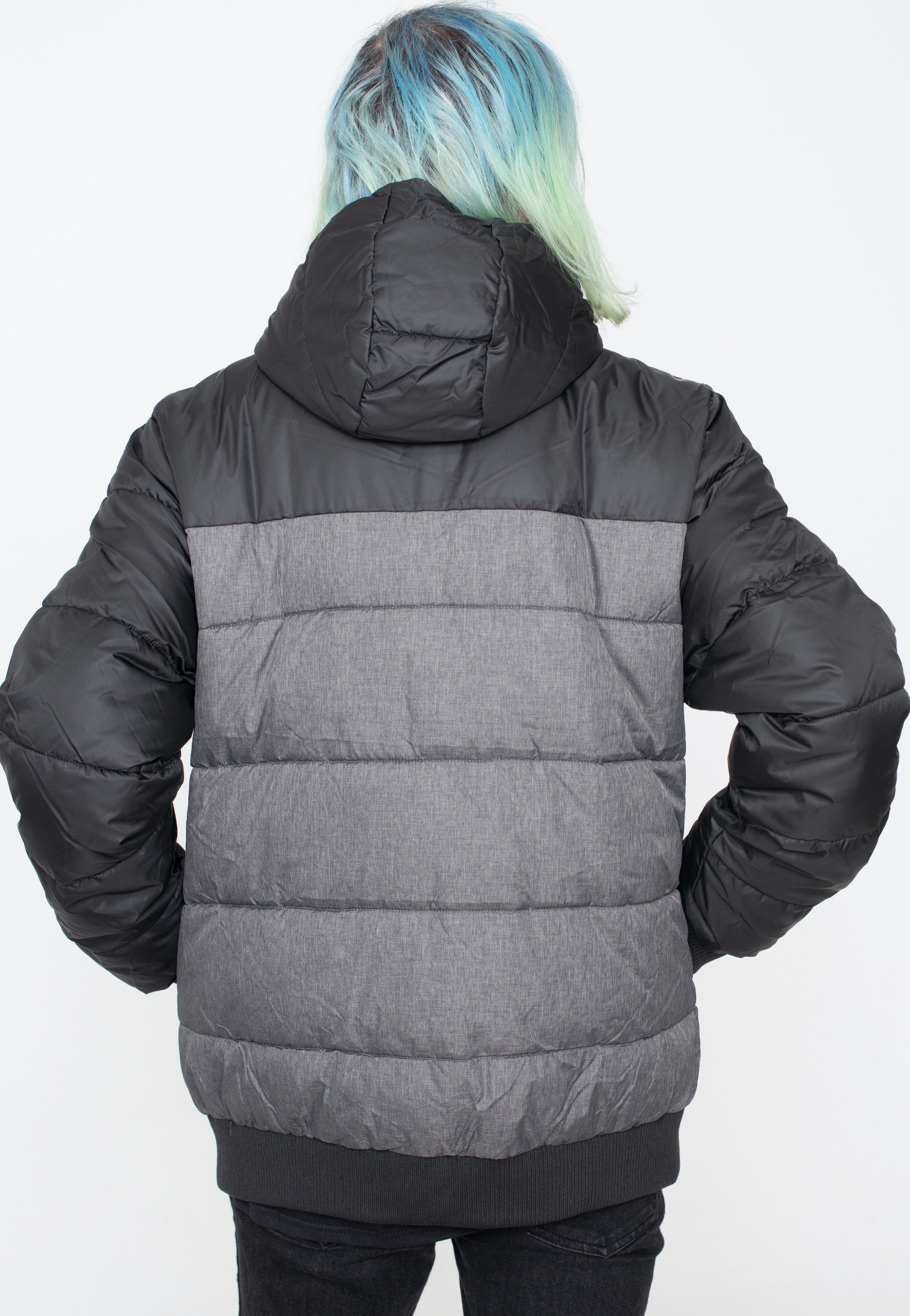 Ellesse - Brenta Padded Dark Grey Marl - Jacket | Men-Image