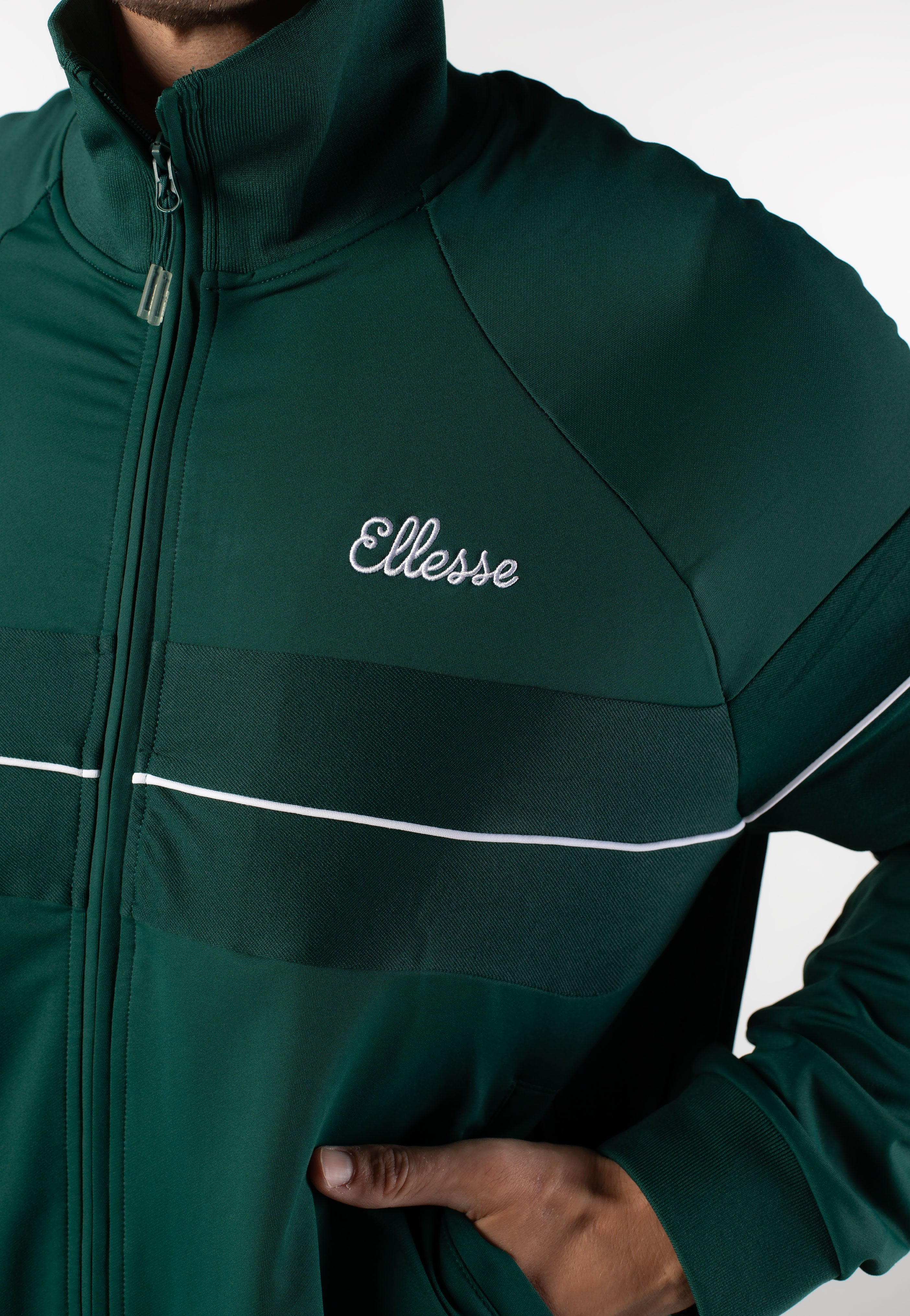 Ellesse - Carey Dark Green - Track Jacket | Men-Image